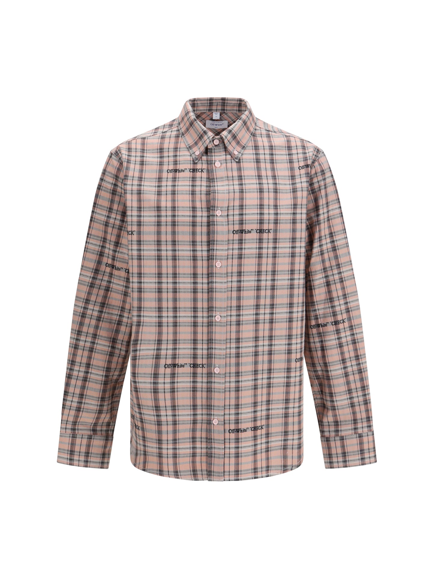 Off-White Men Flannel Shirt OFF-WHITE