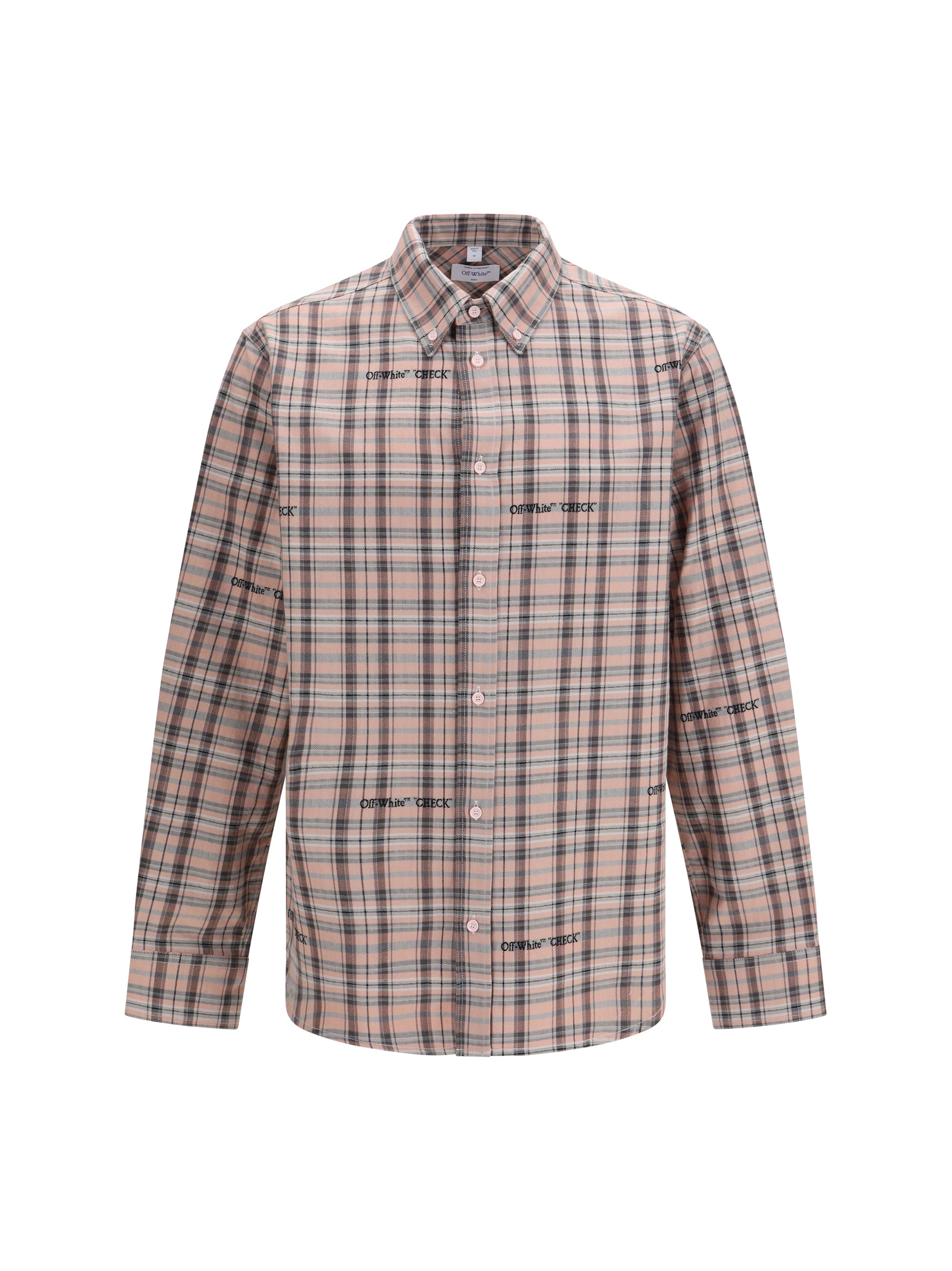 Off-White Men Flannel Shirt OFF-WHITE