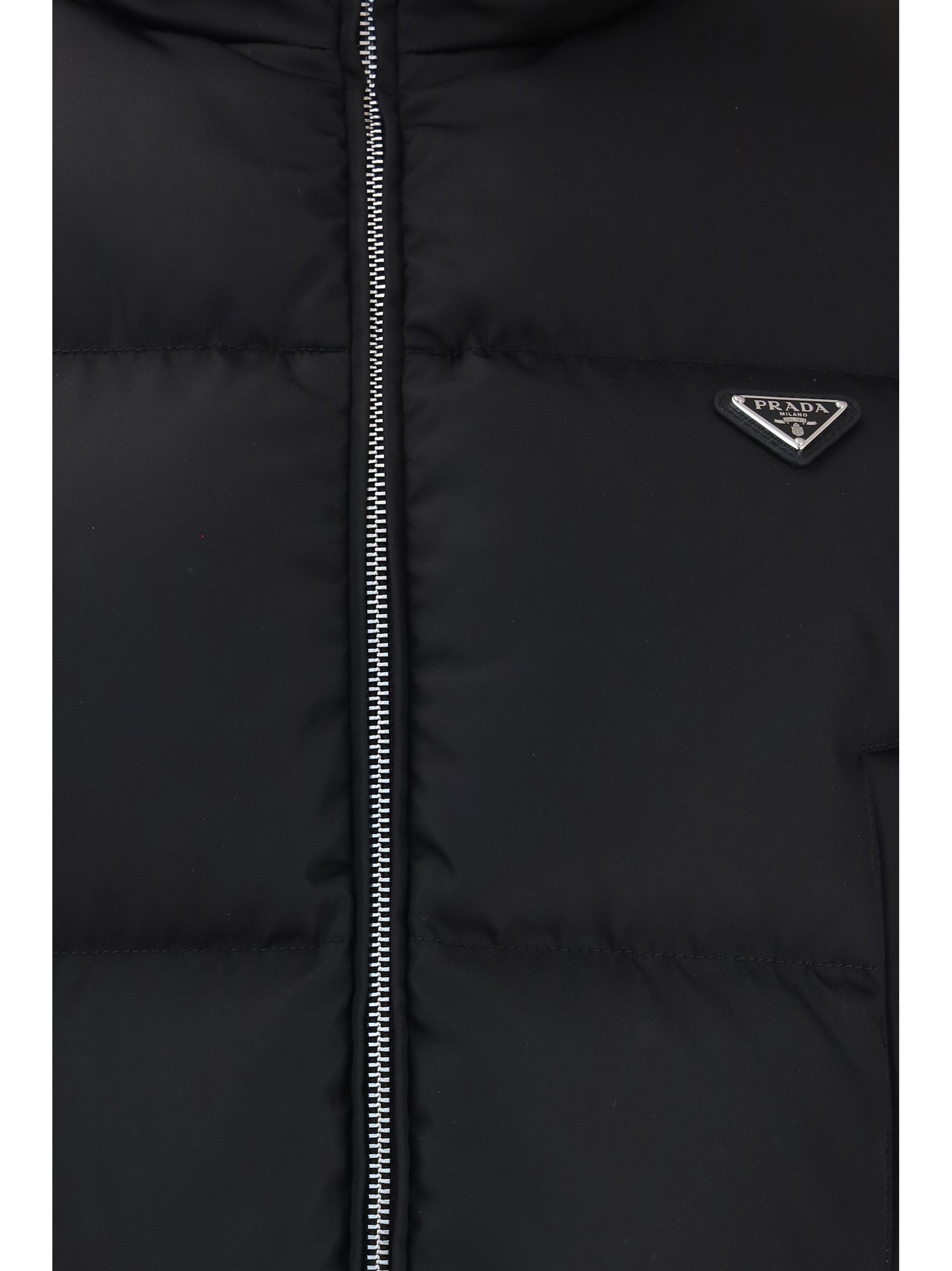 Prada Women Short Re-Nylon Down Jacket PRADA