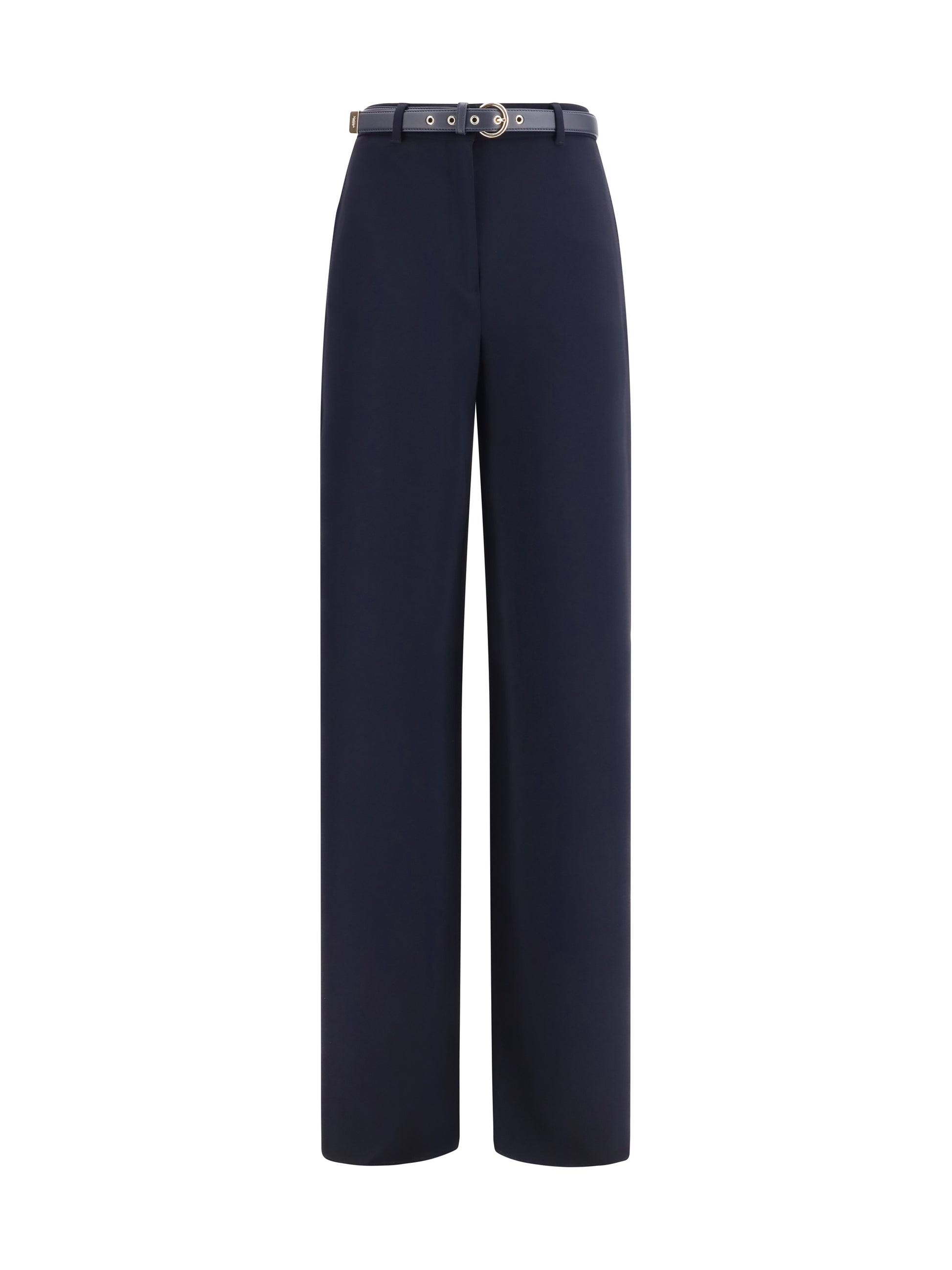 Max Mara Studio Women Elegant Pants With Belt MAX MARA STUDIO