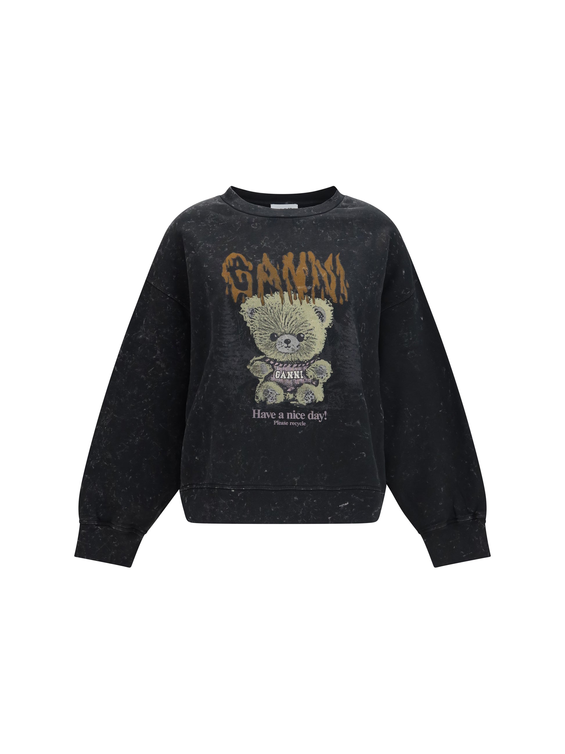 Ganni Women Isoli Forest Teddy Sweatshirt GANNI