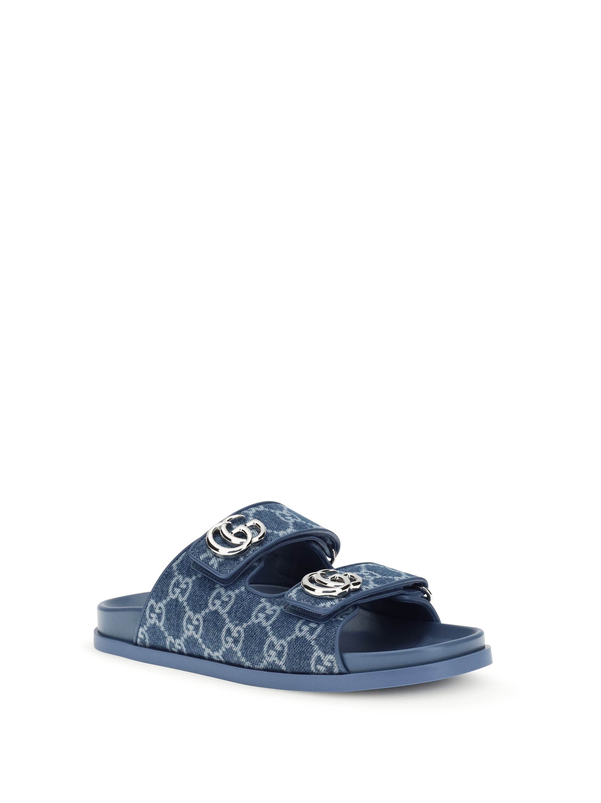 Gucci Women Gg Logo Sandals GUCCI