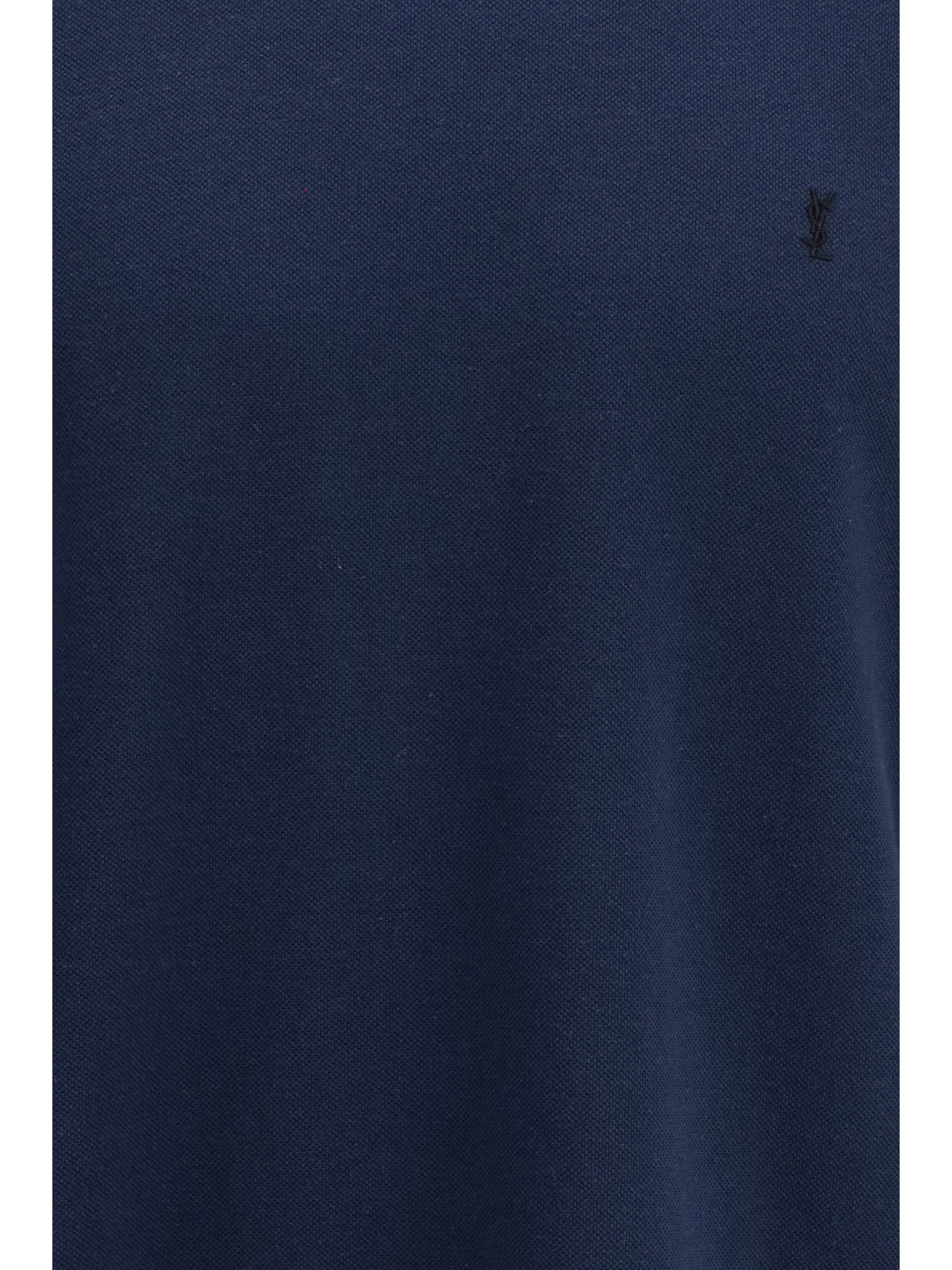 Saint Laurent Men Cassandre Piqué T-Shirt SAINT LAURENT