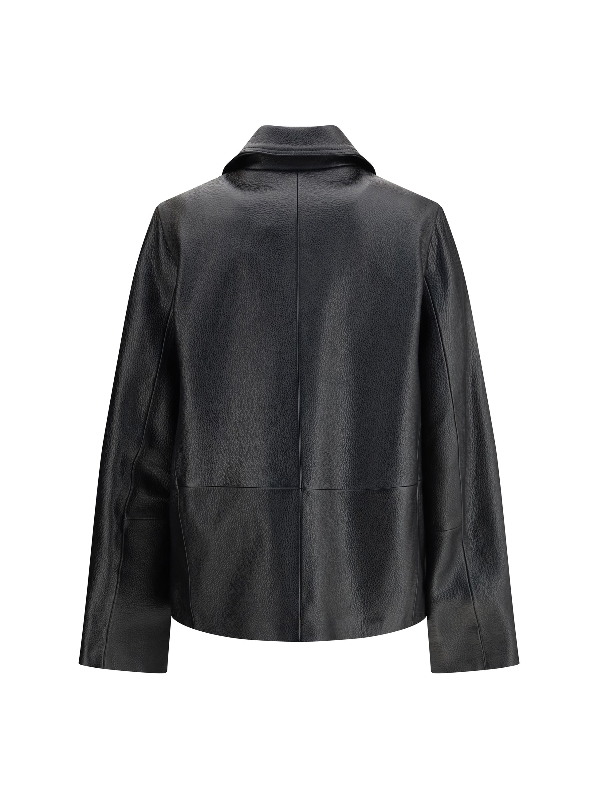 Toteme Women Grained Leather Jacket TOTEME
