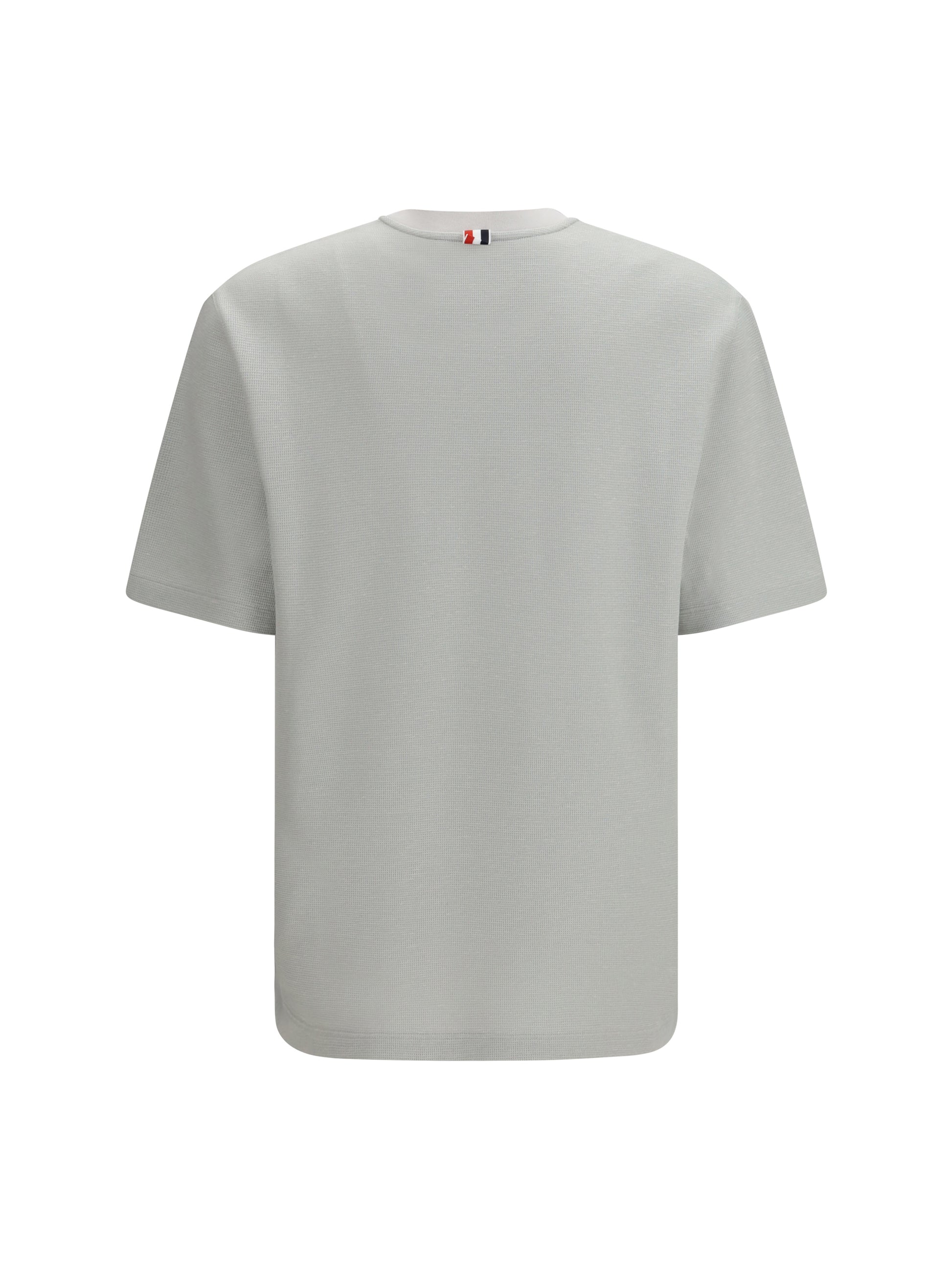 Thom Browne Men Short-Sleeve Cotton-Linen T-Shirt THOM BROWNE