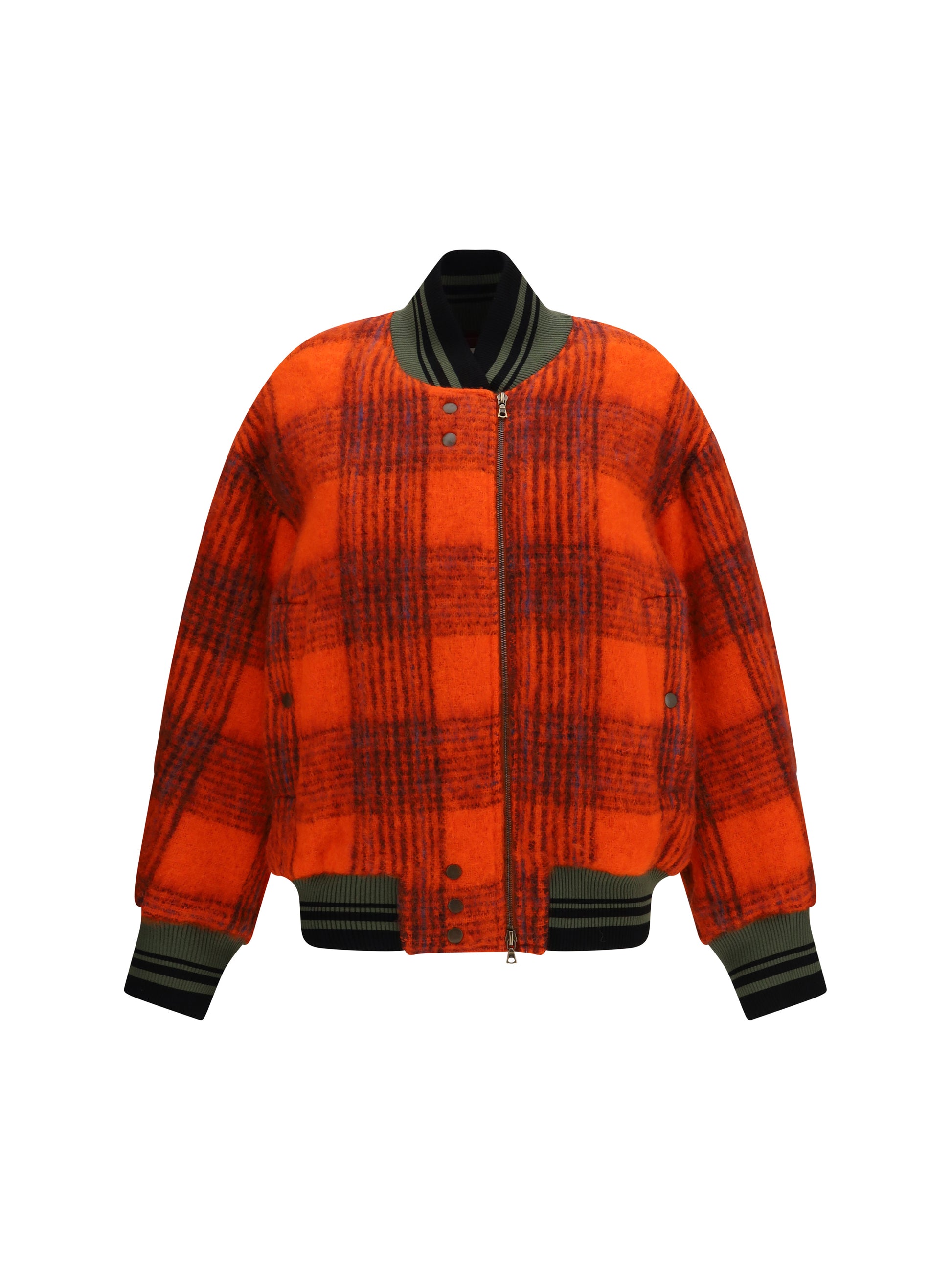 Dries Van Noten Women Oversized Mohair-Blend Bomber Jacket DRIES VAN NOTEN