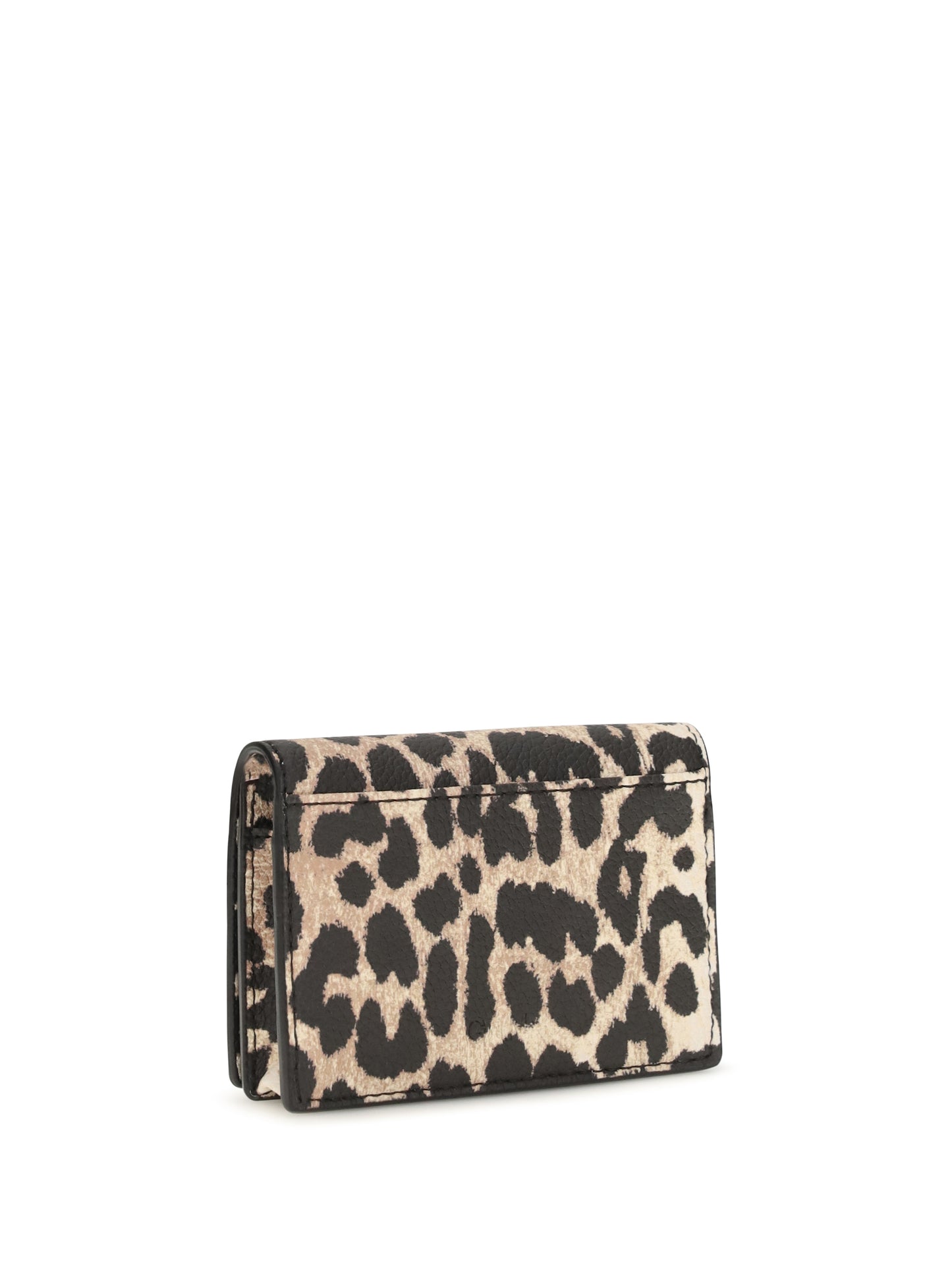 Ganni Women Bou Animal Print Card Holder GANNI