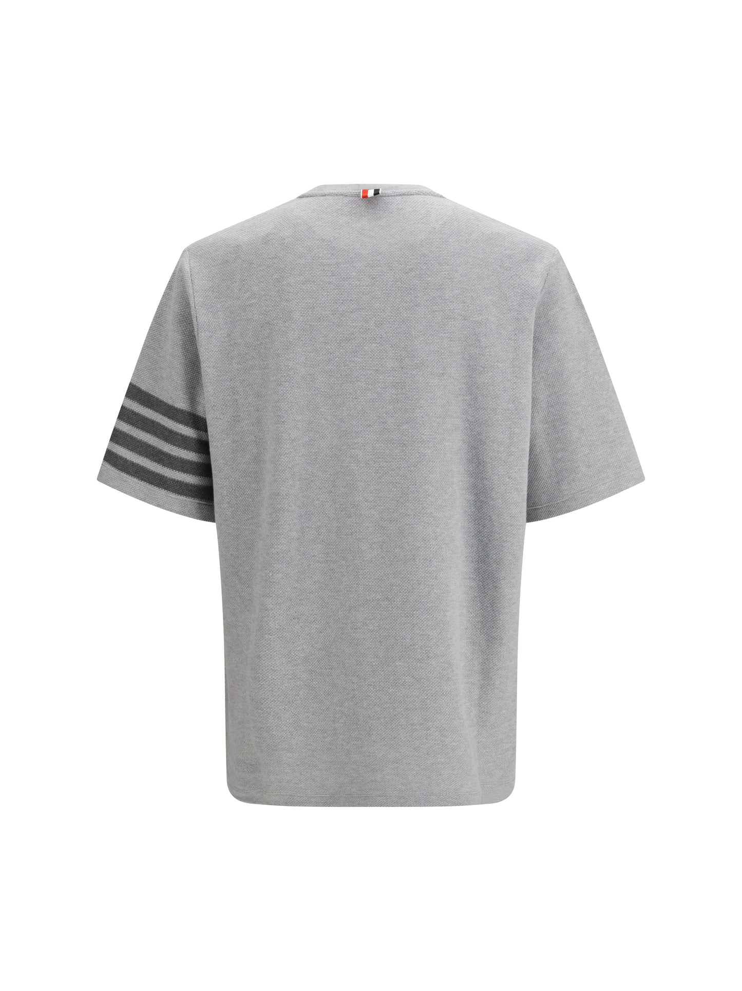 Thom Browne Men Textured Cotton Piqué T-Shirt THOM BROWNE