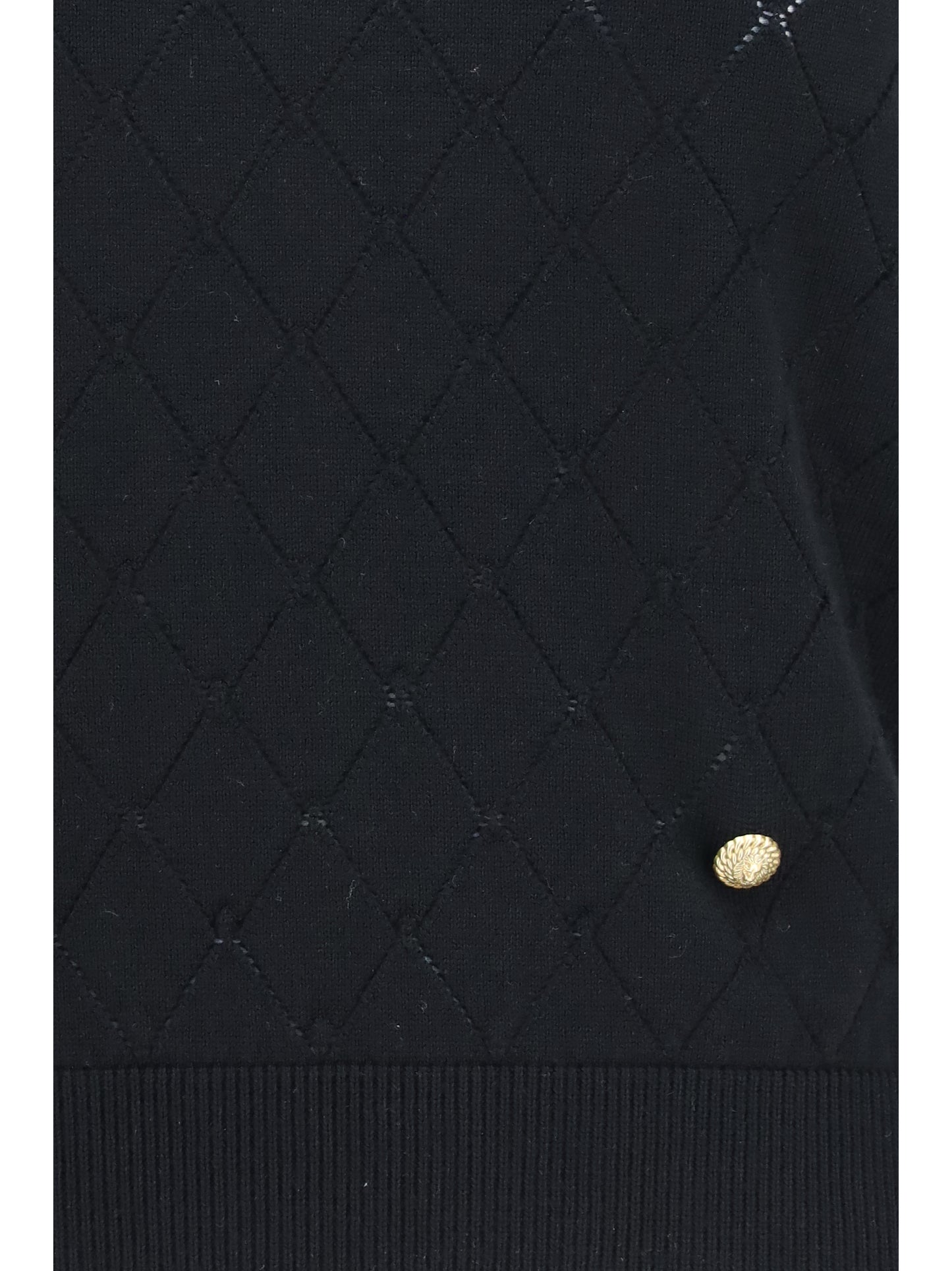 Balmain Women Sleeveless Wool Crewneck Top BALMAIN
