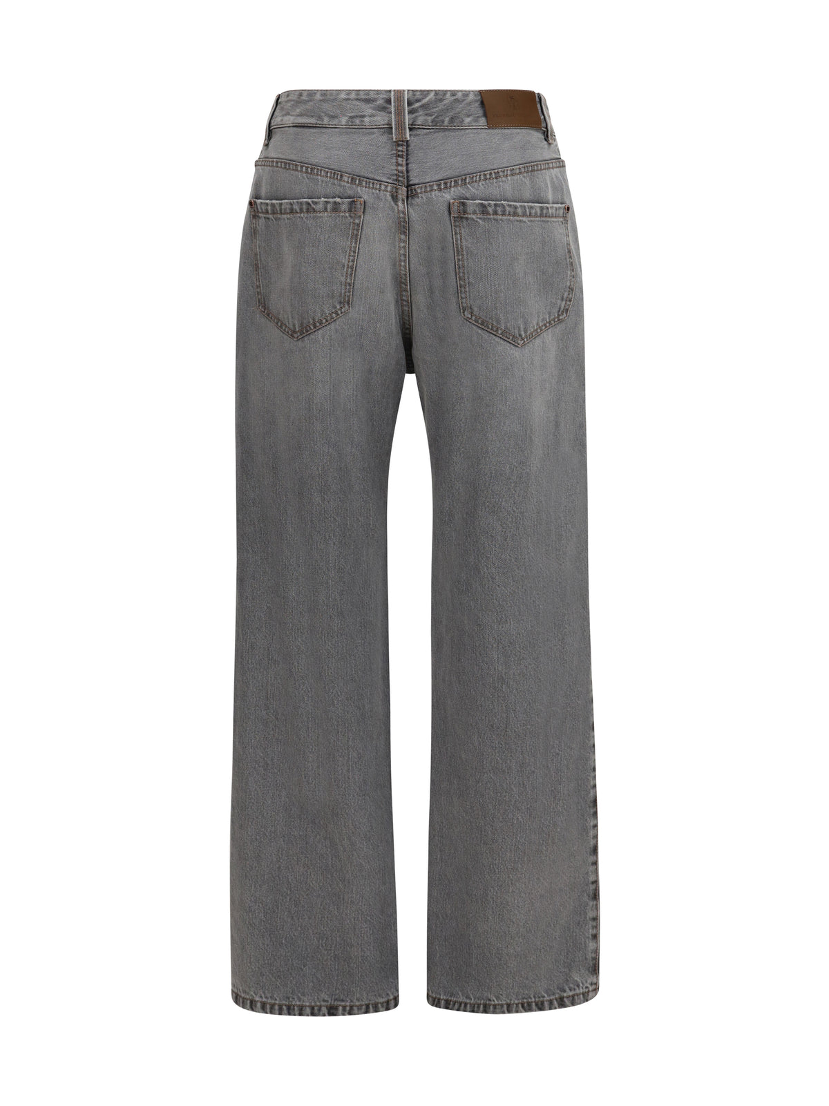 Brunello Cucinelli Women Wide-Leg Cotton Denim Jeans BRUNELLO CUCINELLI