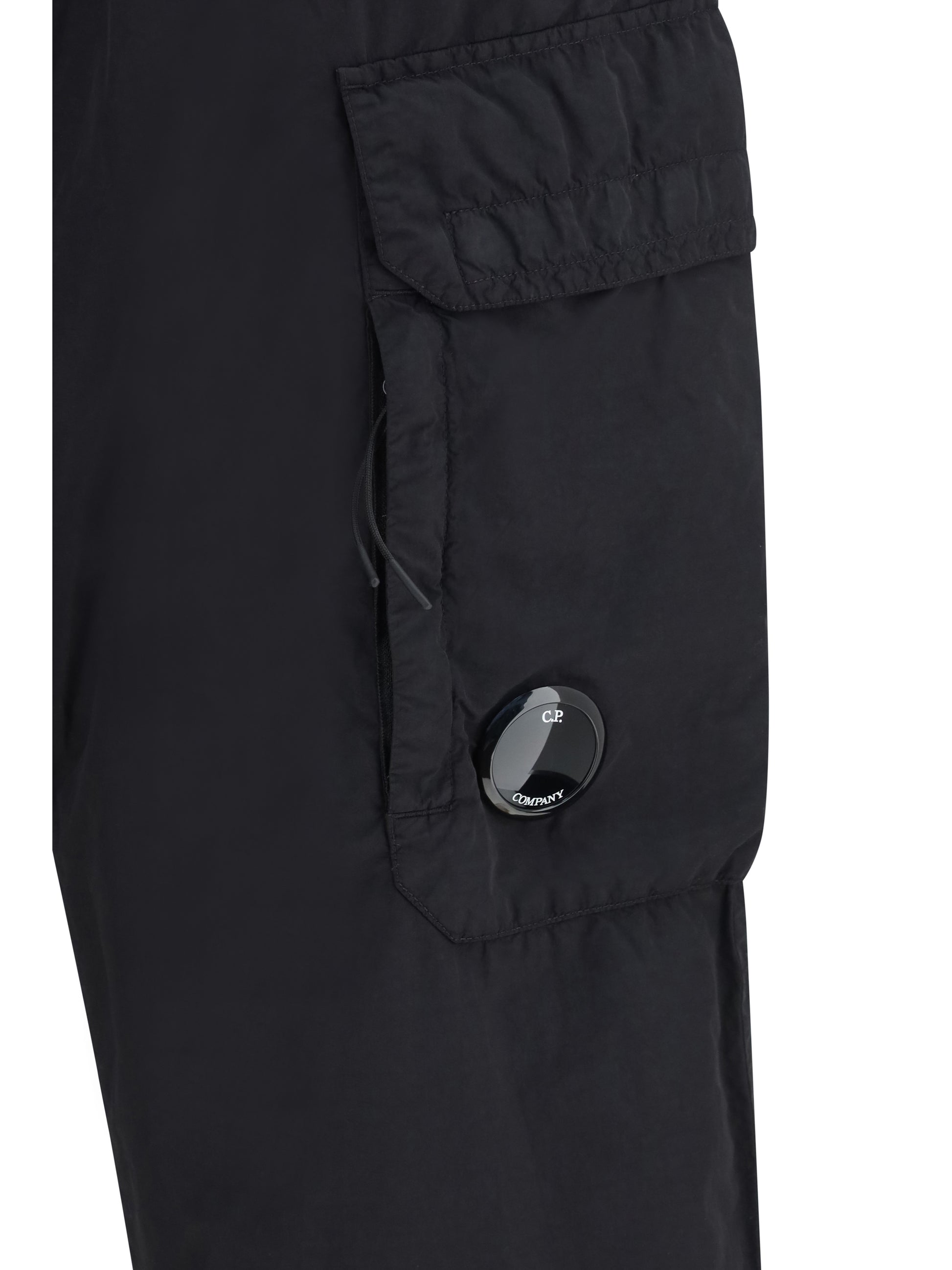 C.P. Company Men Flatt Nylon Loose Cargo Lens Pants C.P. COMPANY