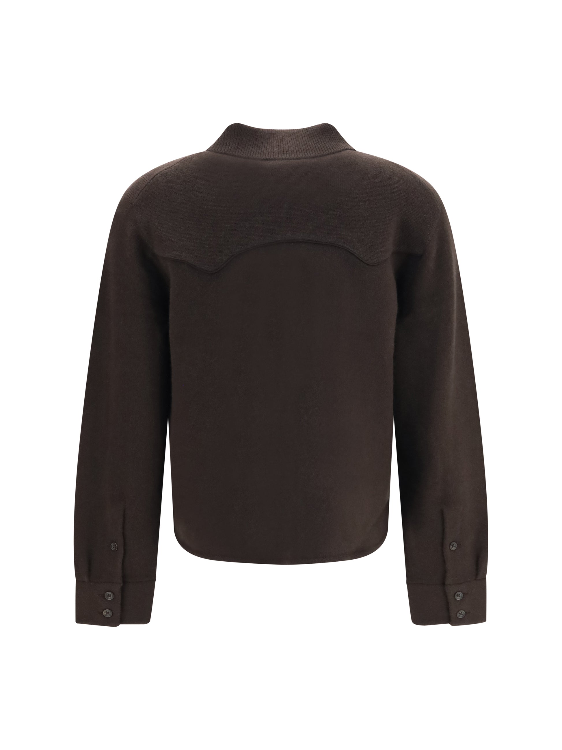 Guest In Residence Women Cropped Western Cashmere Shirt GUEST IN RESIDENCE