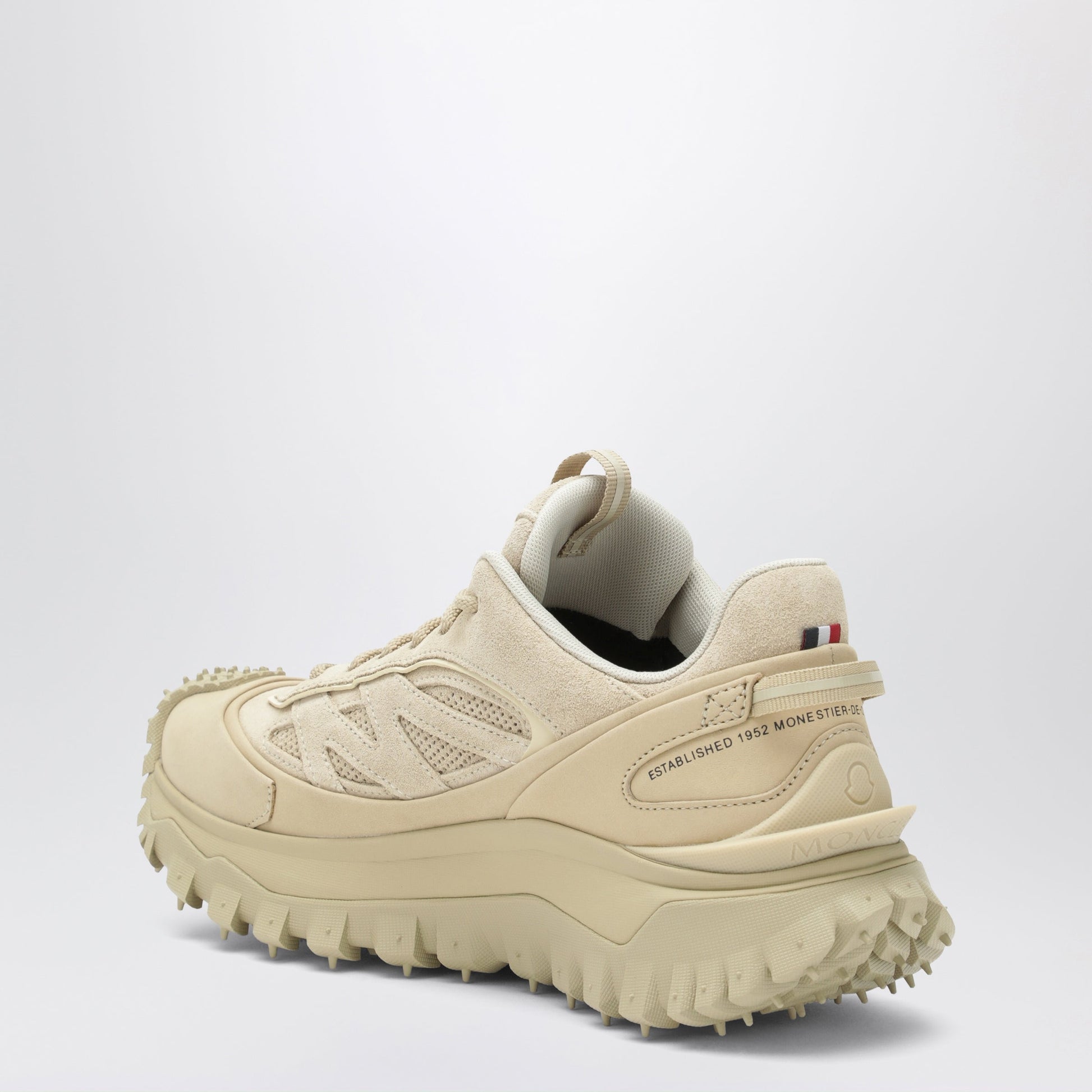 Moncler Trailgrip Apex Craft Gtx Beige Sneakers In Leather Women MONCLER