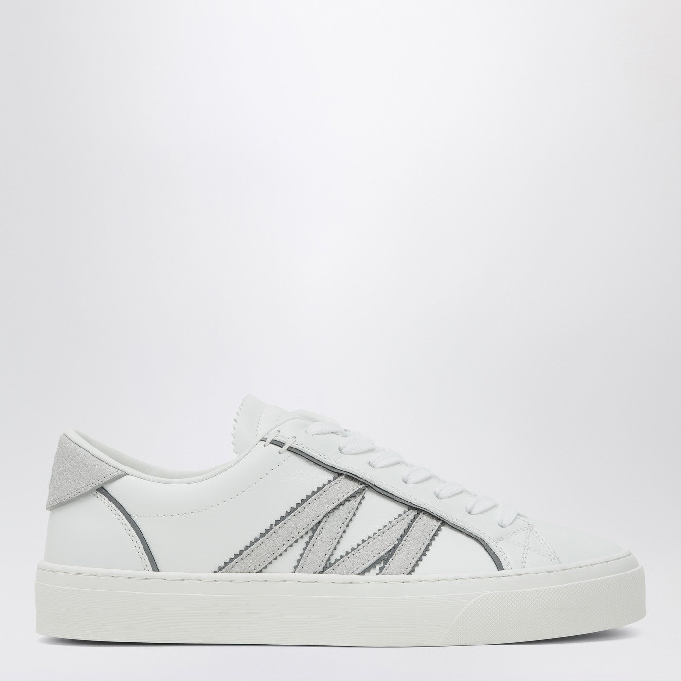 Moncler White Leather Monaco2 Sneakers Women MONCLER