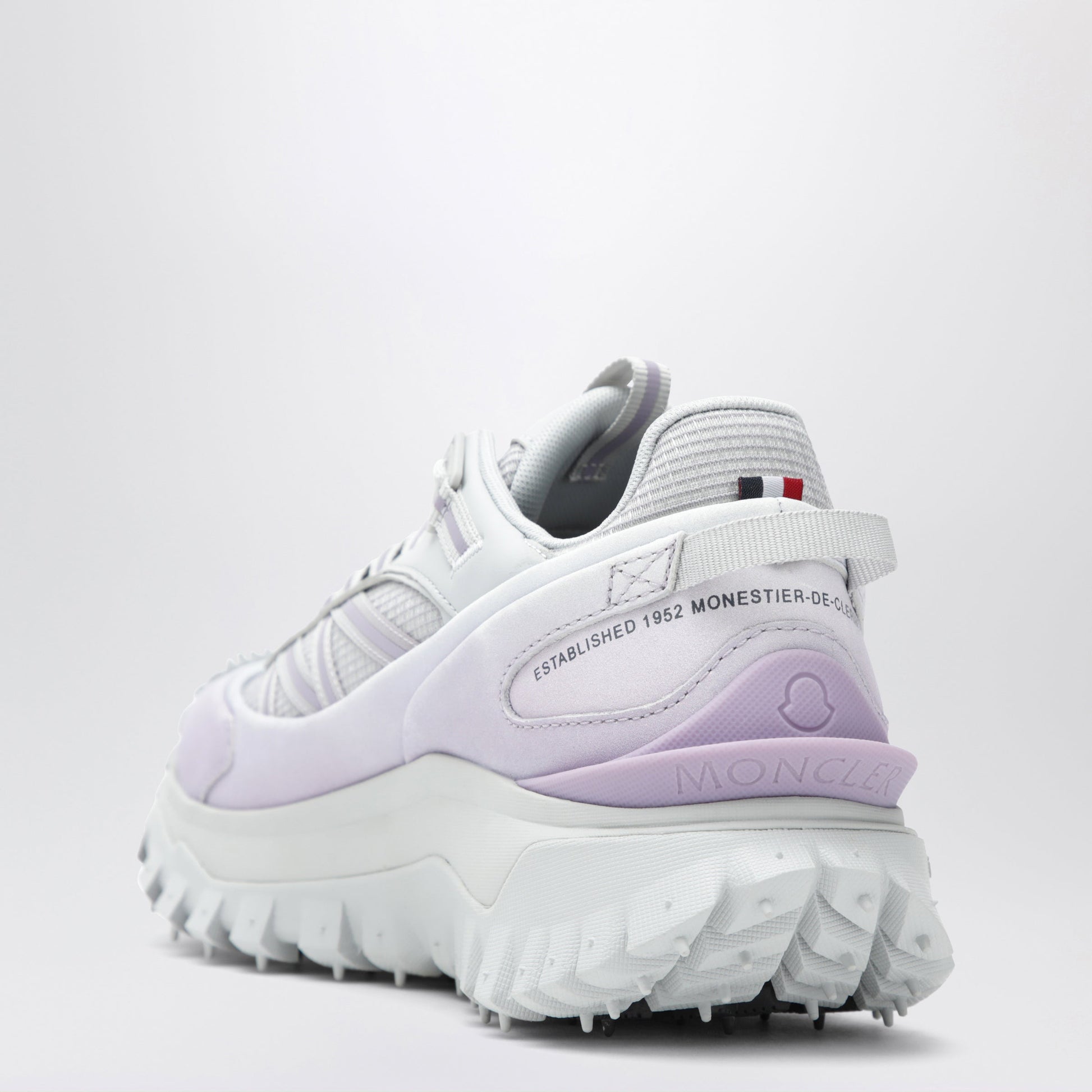 Moncler Trailgrip Gtx Sneakers In White And Lilac Women MONCLER