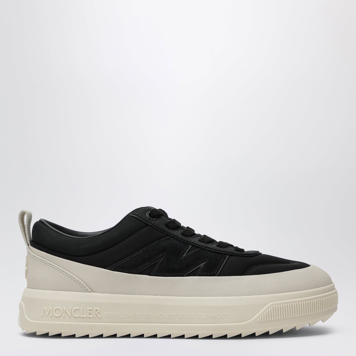 Moncler Altive Suede And Nubuck Sneakers In Black Men MONCLER