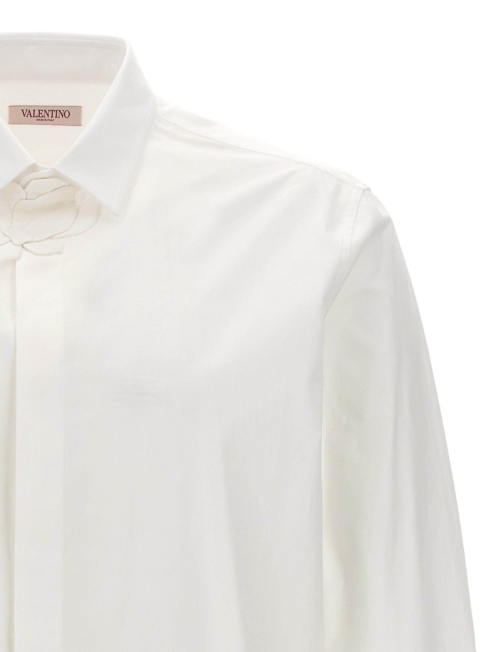 Valentino Garavani Men Valentino Shirt With Flower Patch VALENTINO GARAVANI