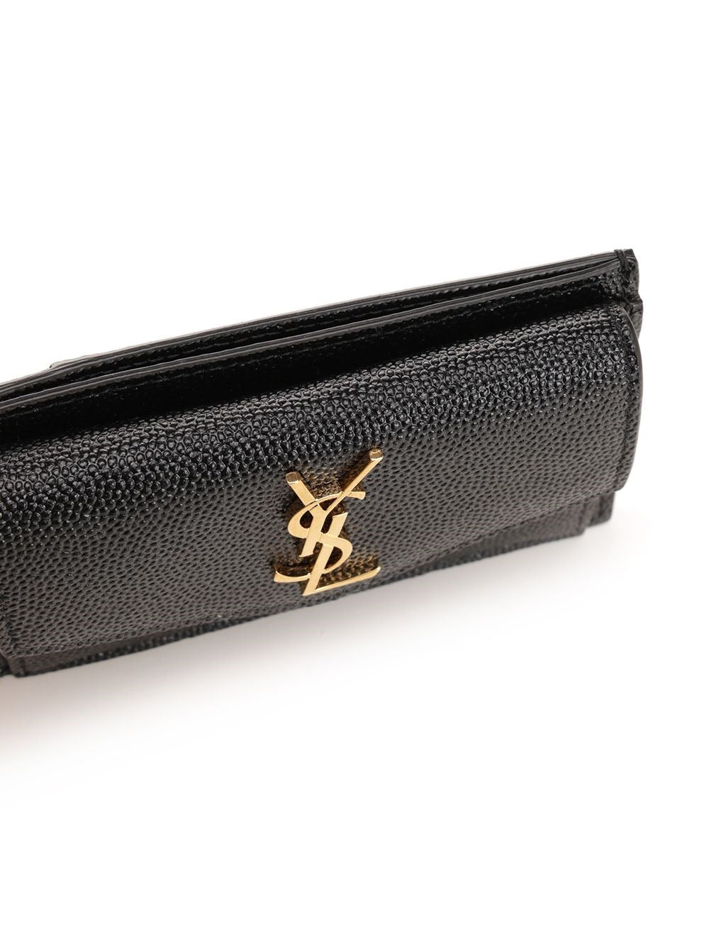 Saint Laurent Women Grain De Poudre Leather Wallet SAINT LAURENT