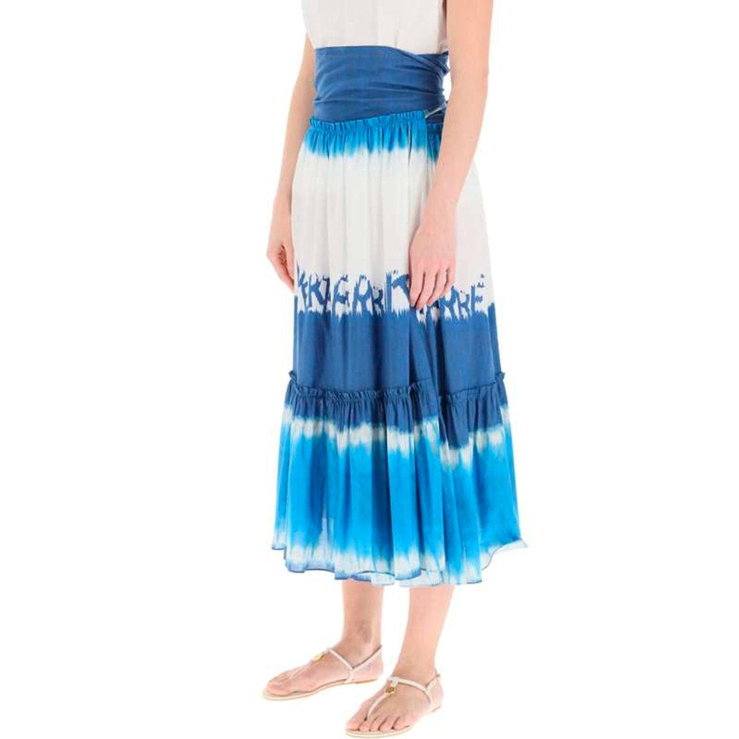Alberta Ferretti Tie Dye Midi Skirt Women ALBERTA FERRETTI