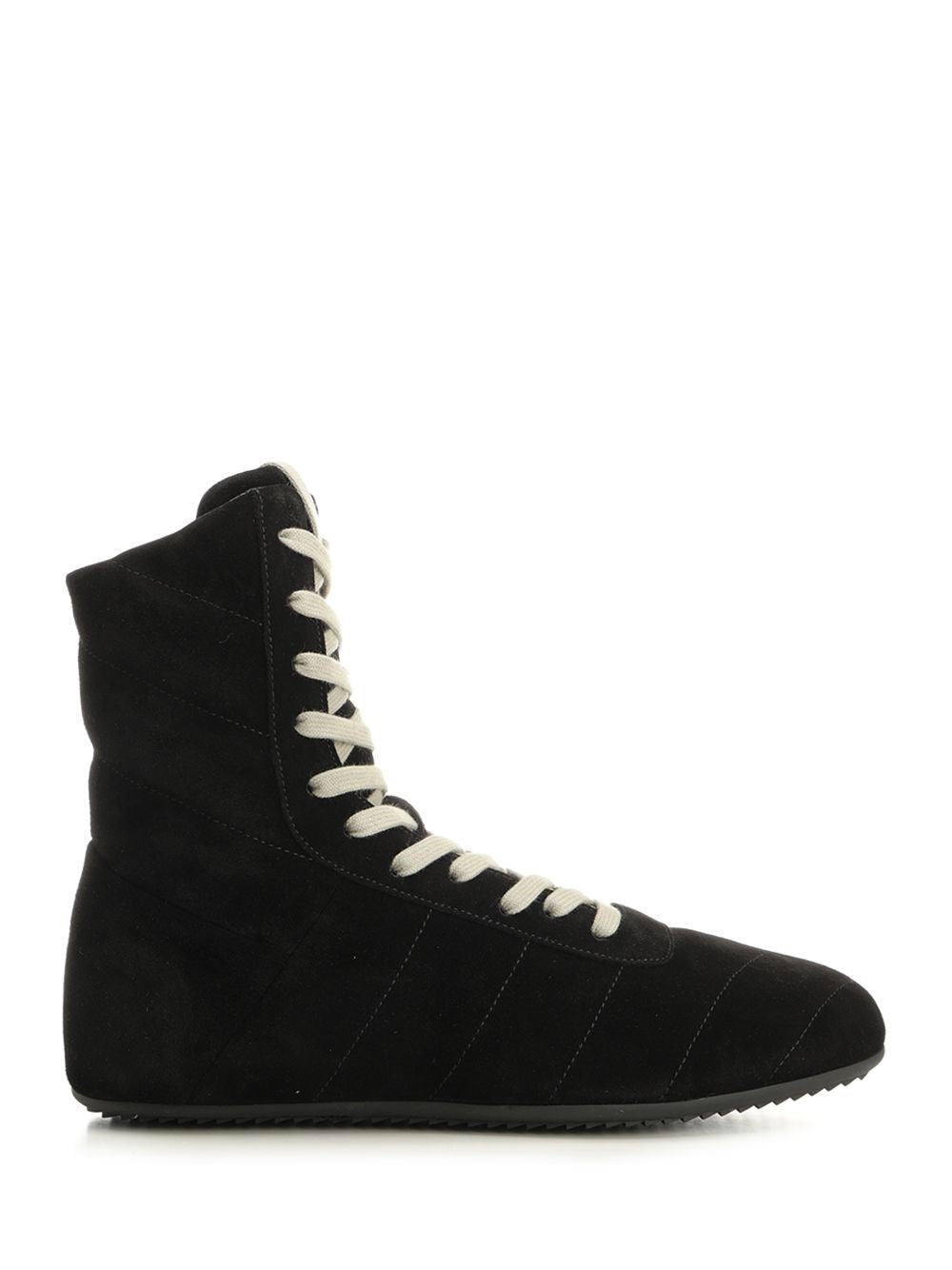 Rick Owens Men Quilted Minimalist High Sneakers RICK OWENS