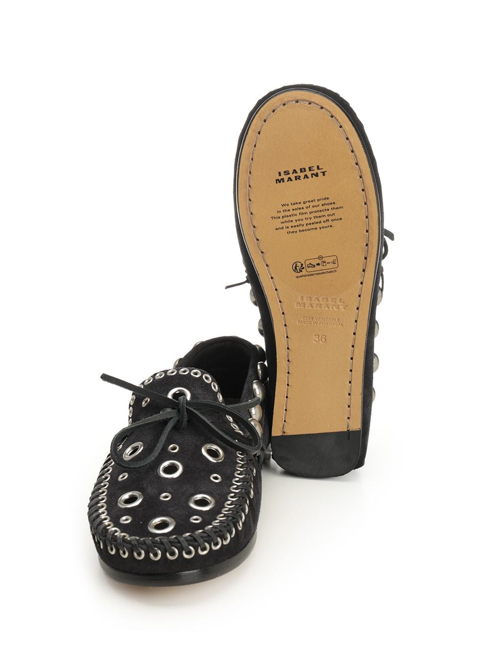 Isabel Marant Women Suede Eyelets Moccasin ISABEL MARANT