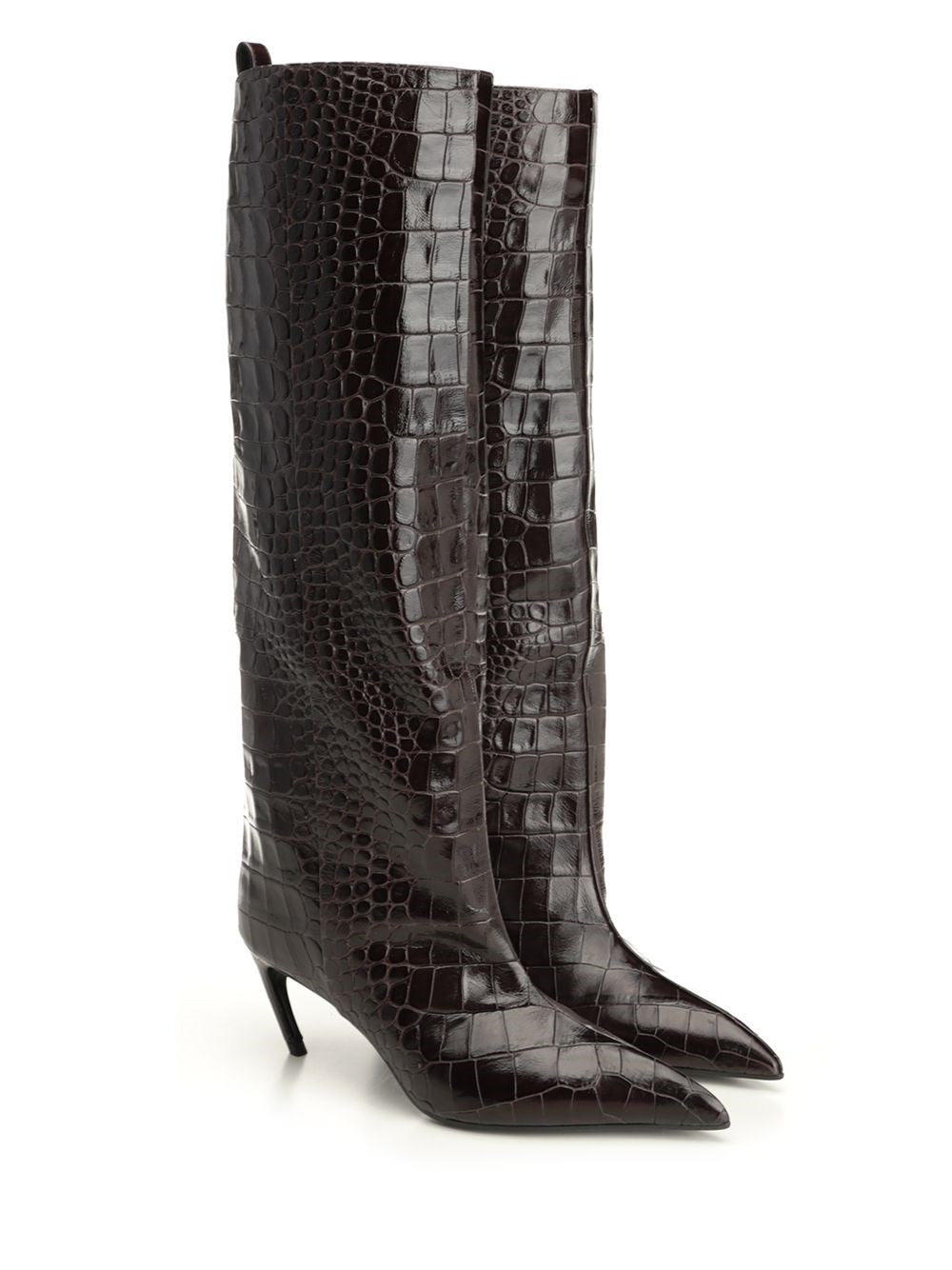 The Attico Women 'Lea' Crocodile-Effect Boot THE ATTICO