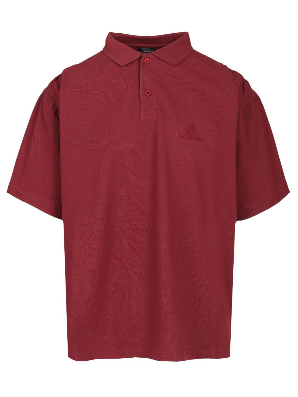 Balenciaga Men "Nano Bb" Polo Shirt BALENCIAGA