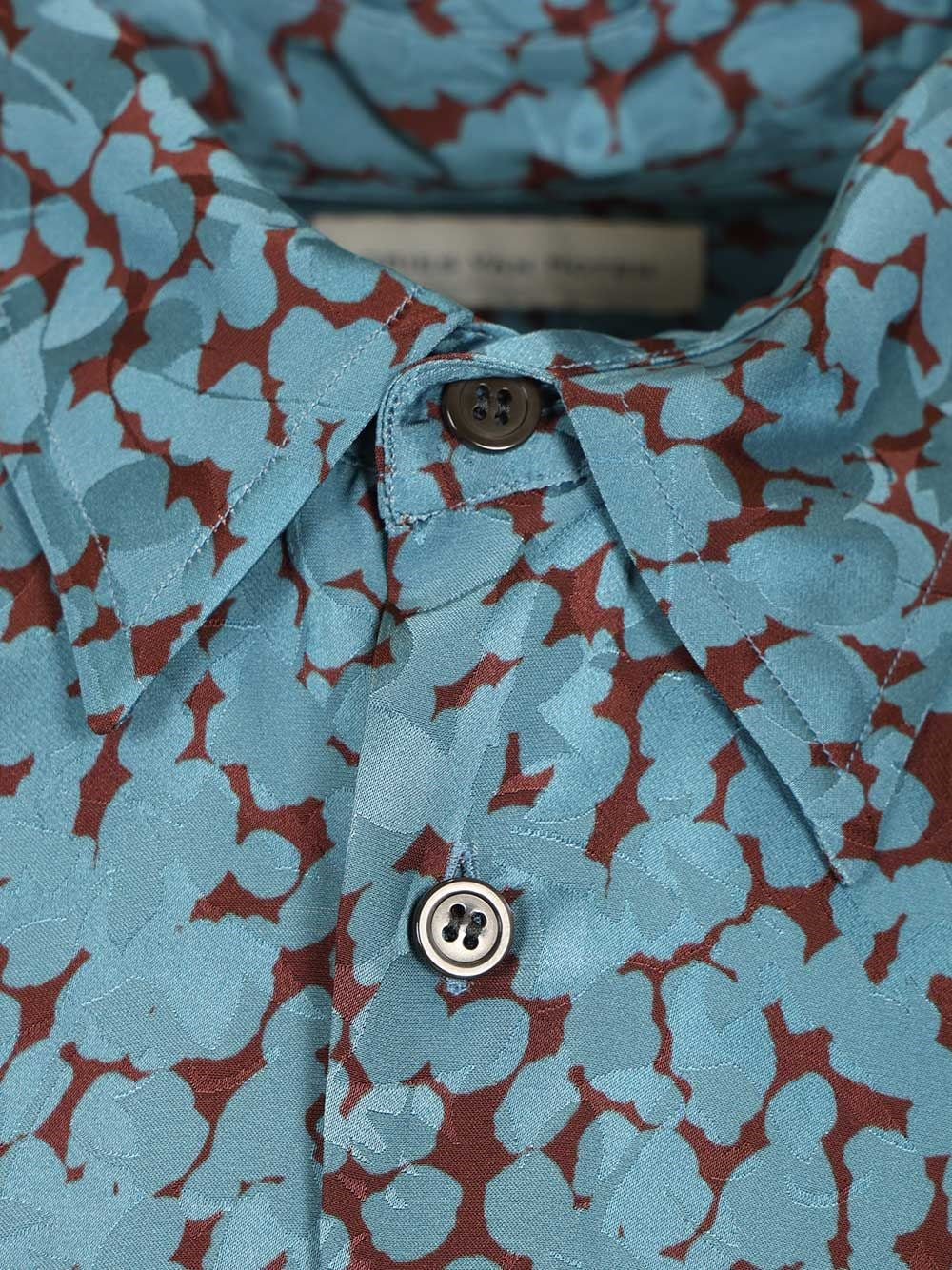 Dries Van Noten Men Shiny Satin Shirt DRIES VAN NOTEN