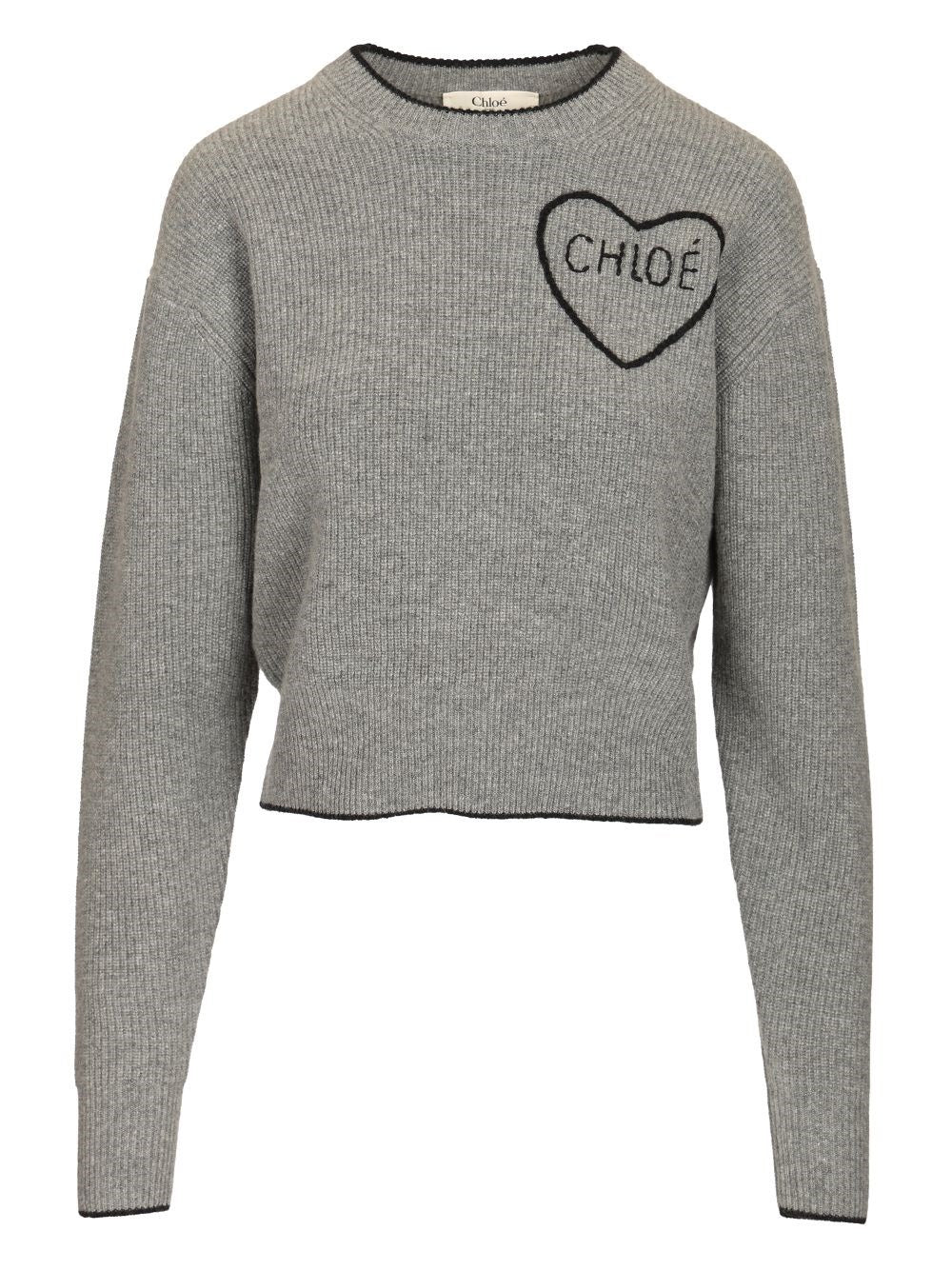 Chloe' Women Cropped Fitted Shirt With Logo CHLOE