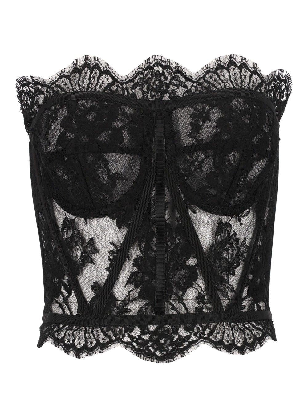 Dolce & Gabbana Women Chantilly Lace Bustier DOLCE & GABBANA