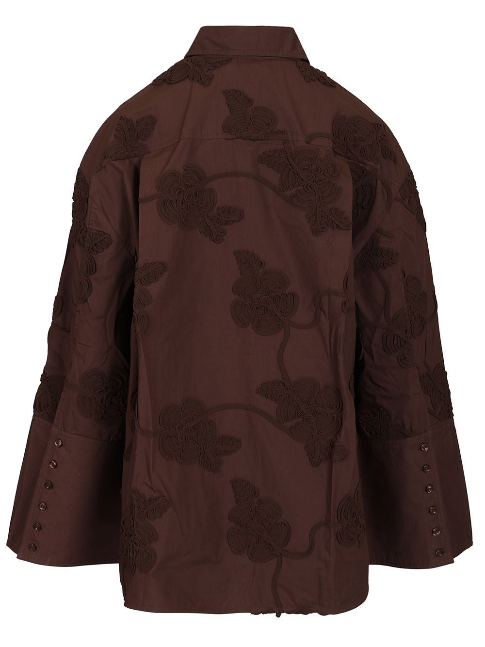 Rotate Women Flower Oversized Shirt ROTATE