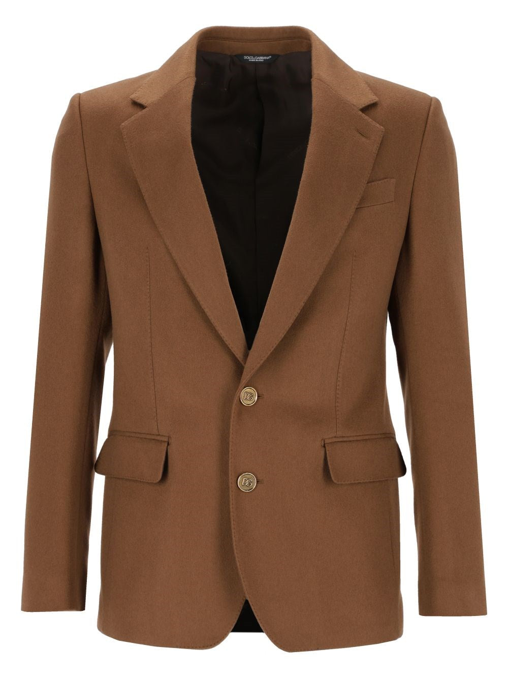 Dolce & Gabbana Men Sicilia Light Single-Breasted Cashmere Jacket DOLCE & GABBANA
