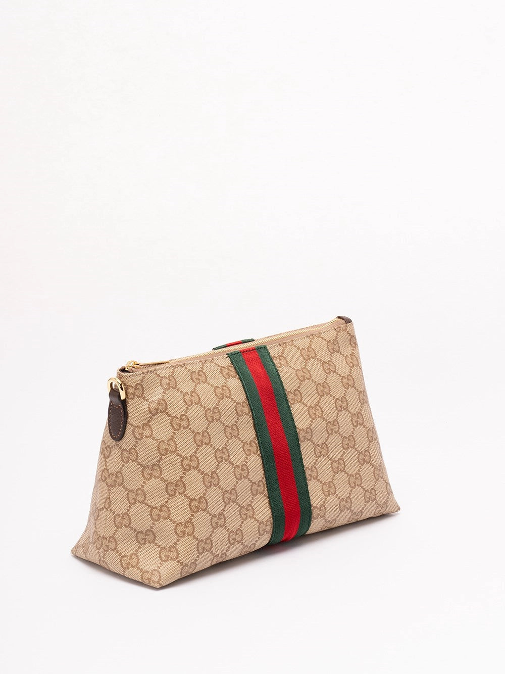 Gucci Men `Gg Coated Web` Pouch GUCCI