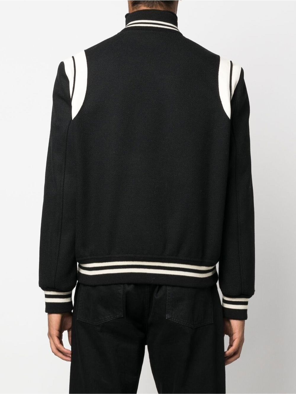 Saint Laurent Men Black "Teddy" Bomber SAINT LAURENT
