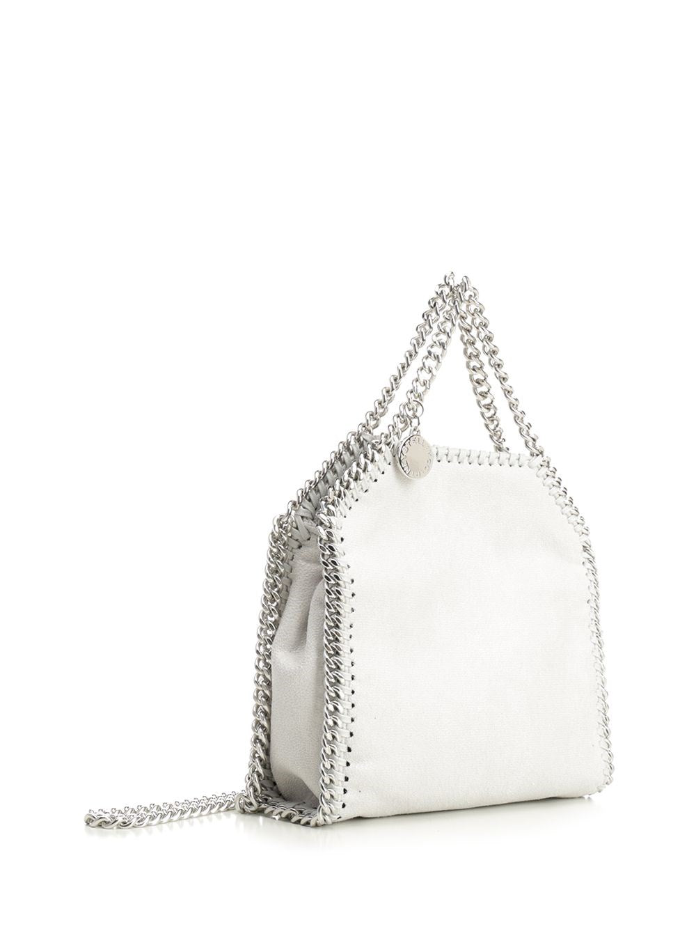 Stella Mccartney Women Falabella Tiny Bag Eco Shaggy Deer W/Stainless Steel Chain - Airlite STELLA MCCARTNEY