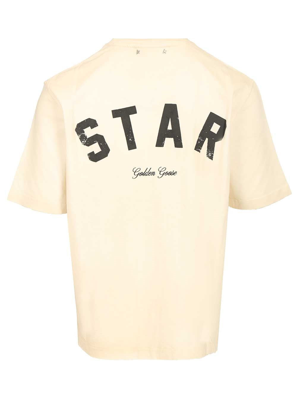 Golden Goose Men "Star" Cotton T-Shirt GOLDEN GOOSE