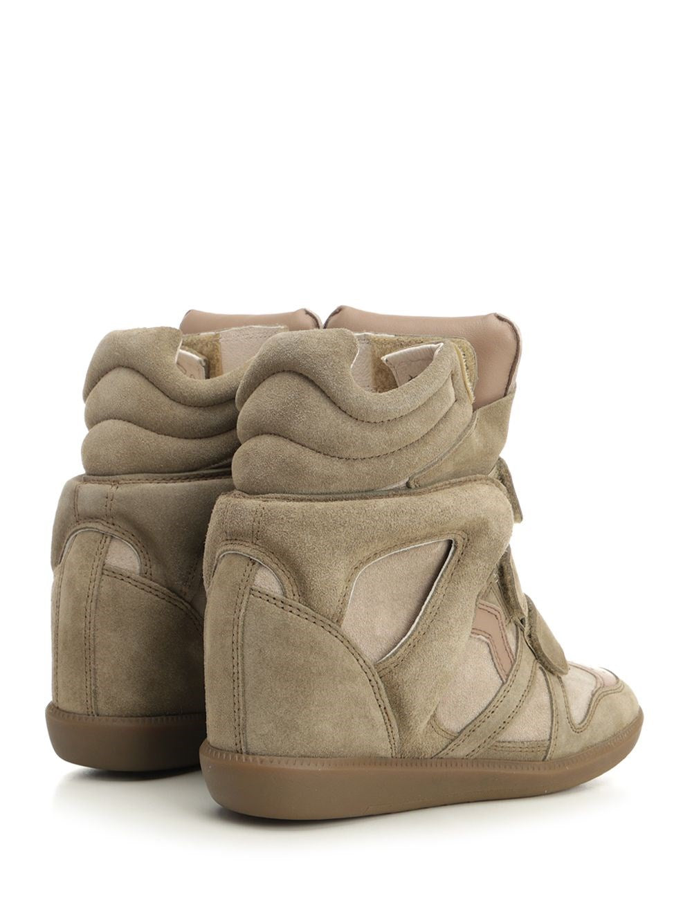 Isabel Marant Women Bekett Sneakers With Leather Wedge