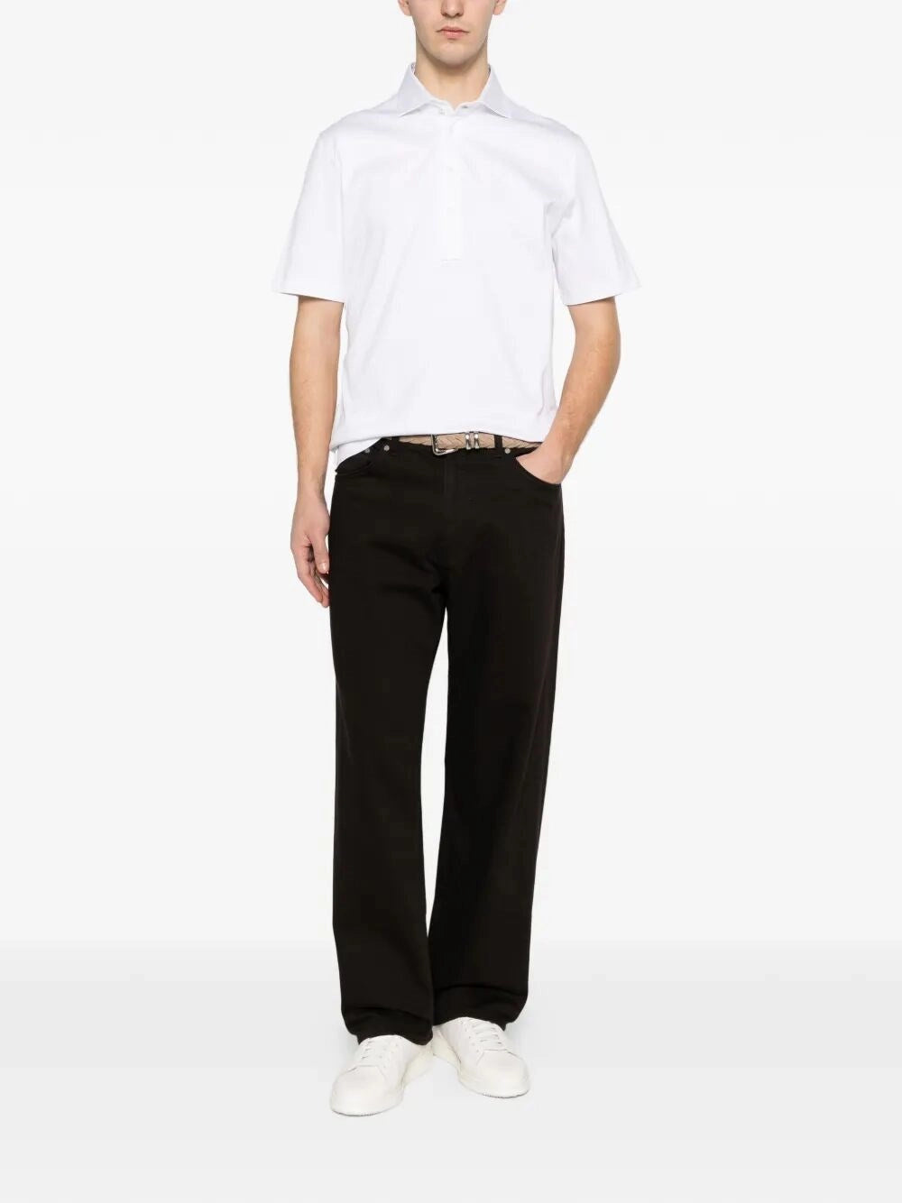 Brunello Cucinelli Men Short Sleeve Polo BRUNELLO CUCINELLI
