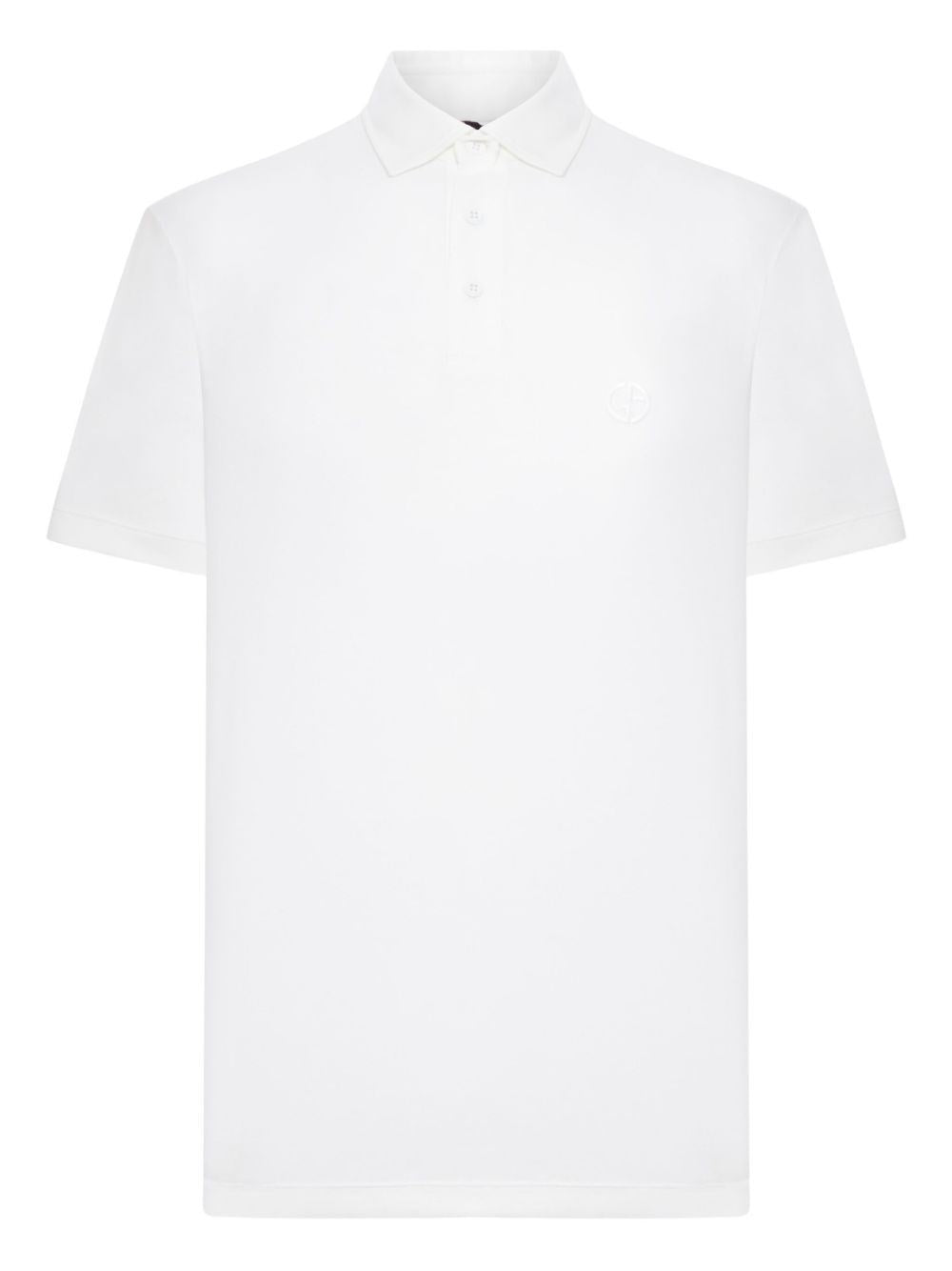 Giorgio Armani Men Cotton Interlock Polo Shirt GIORGIO ARMANI