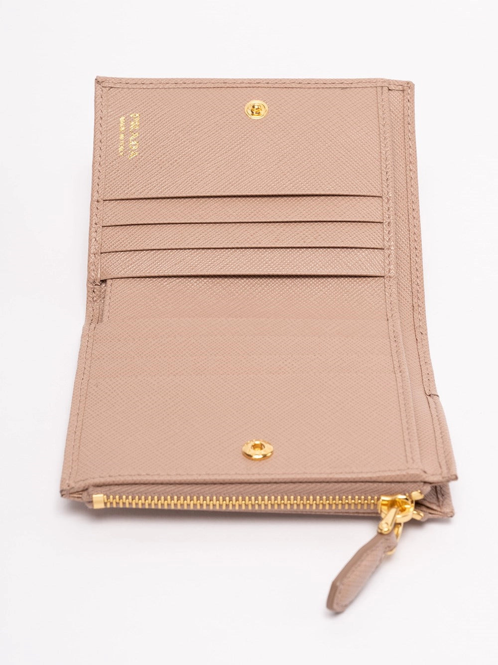 Prada Women Small Saffiano Leather Wallet PRADA