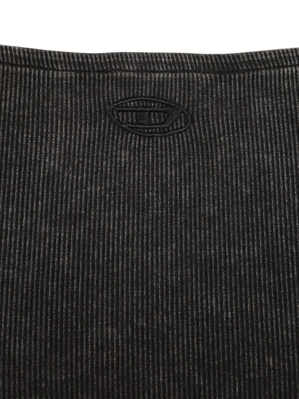 Diesel Women Shaded Ribbed Jersey Midi Dress DIESEL