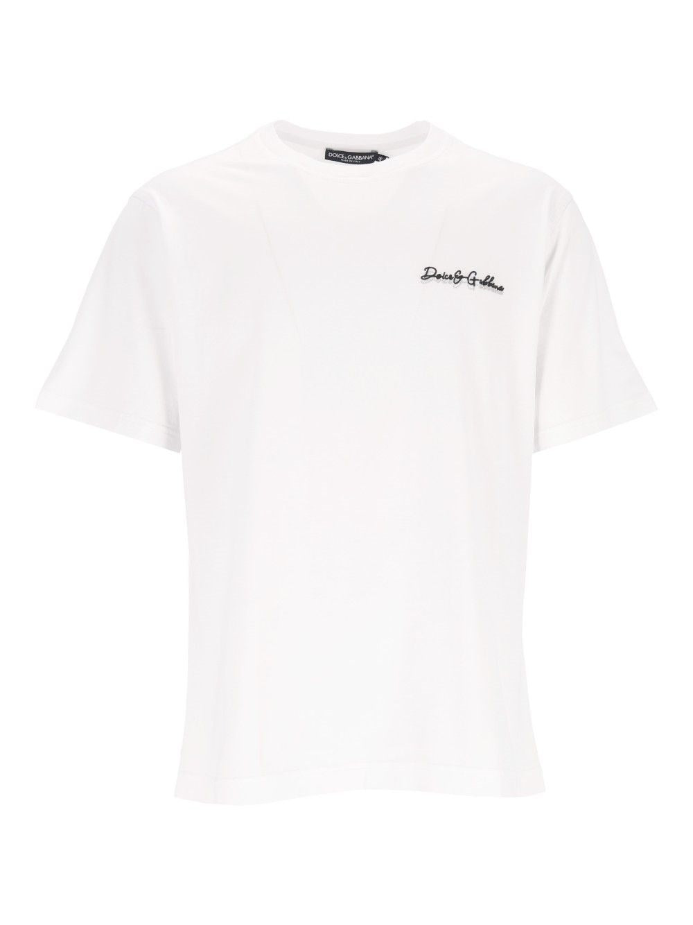 Dolce & Gabbana Men T-Shirt With Dolce & Gabbana Signature DOLCE & GABBANA