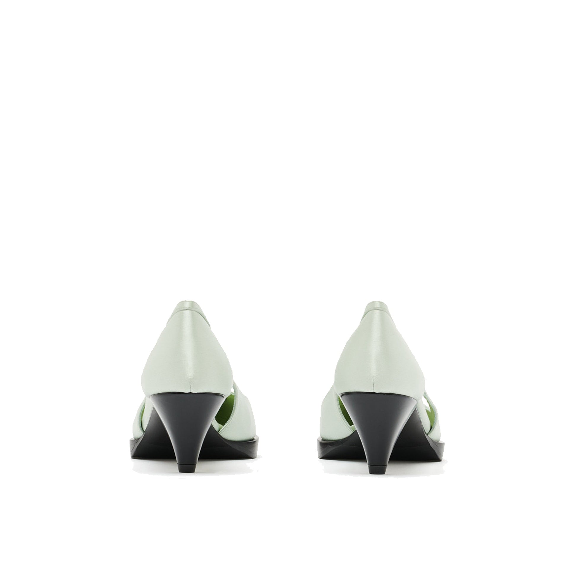 Prada Cut-Out Satin Pumps Women PRADA