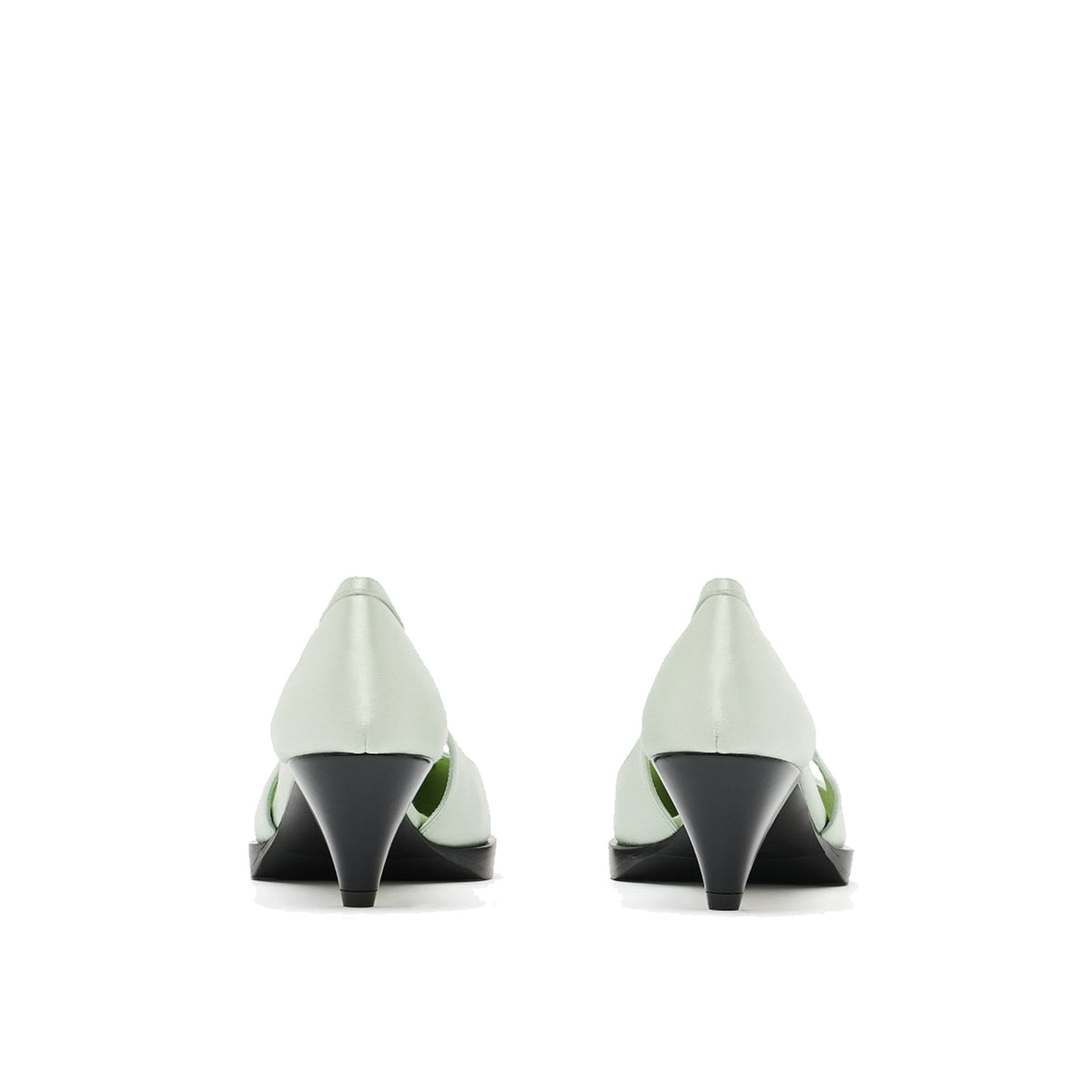 Prada Cut-Out Satin Pumps Women PRADA