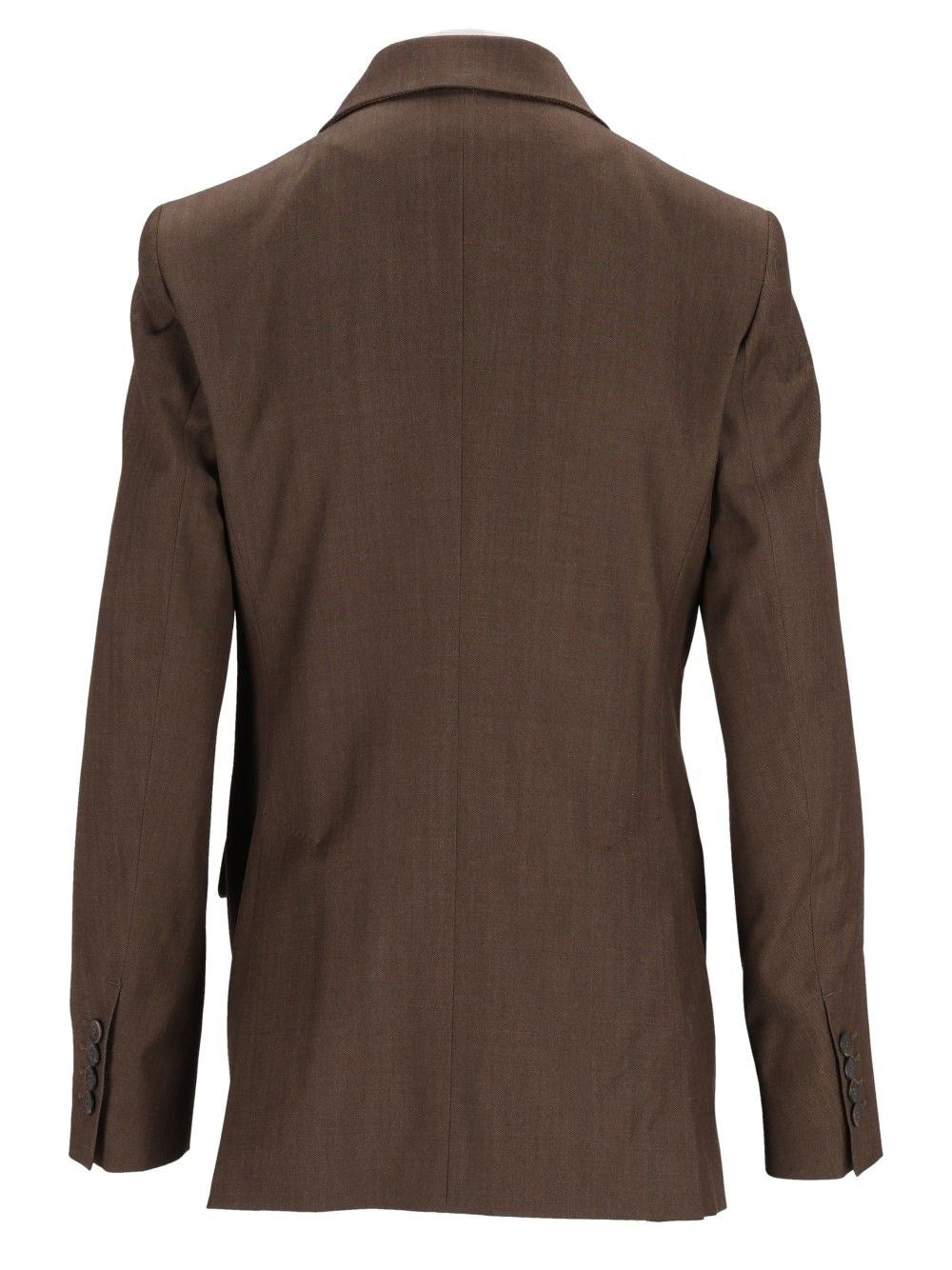 Max Mara Women Double-Breasted Wool Gabardine Blazer MAX MARA