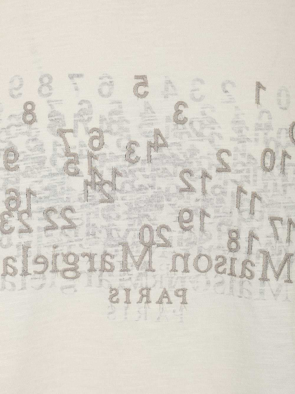 Maison Margiela Men Embroidered Cotton T-Shirt MAISON MARGIELA
