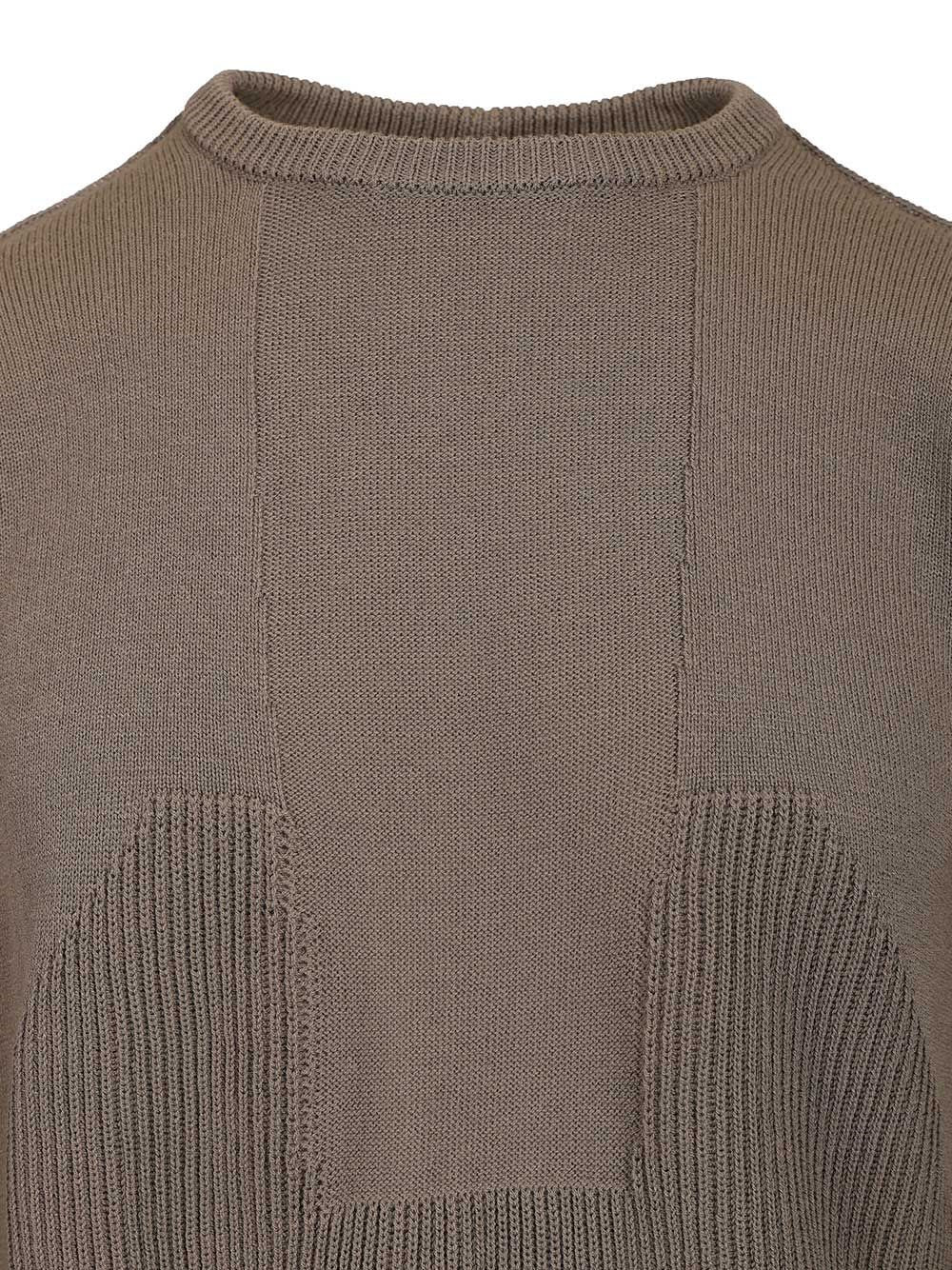Rick Owens Men Crew Neck Wool Sweater RICK OWENS