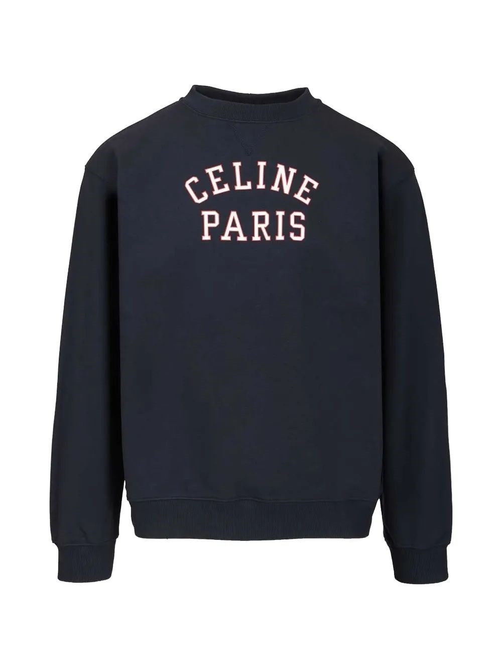 Celine Men Crewneck Cotton Sweatshirt CELINE