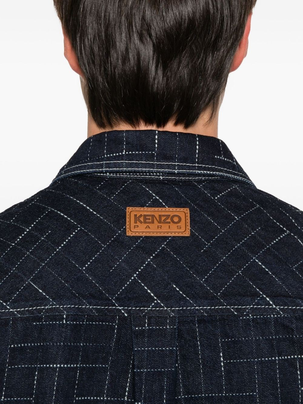 Kenzo Men Casual "Weave" Shirt KENZO