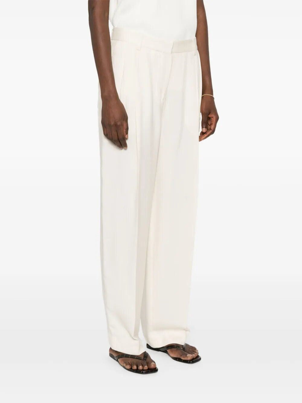 Toteme Women Double-Pleat Straight Trousers TOTEME